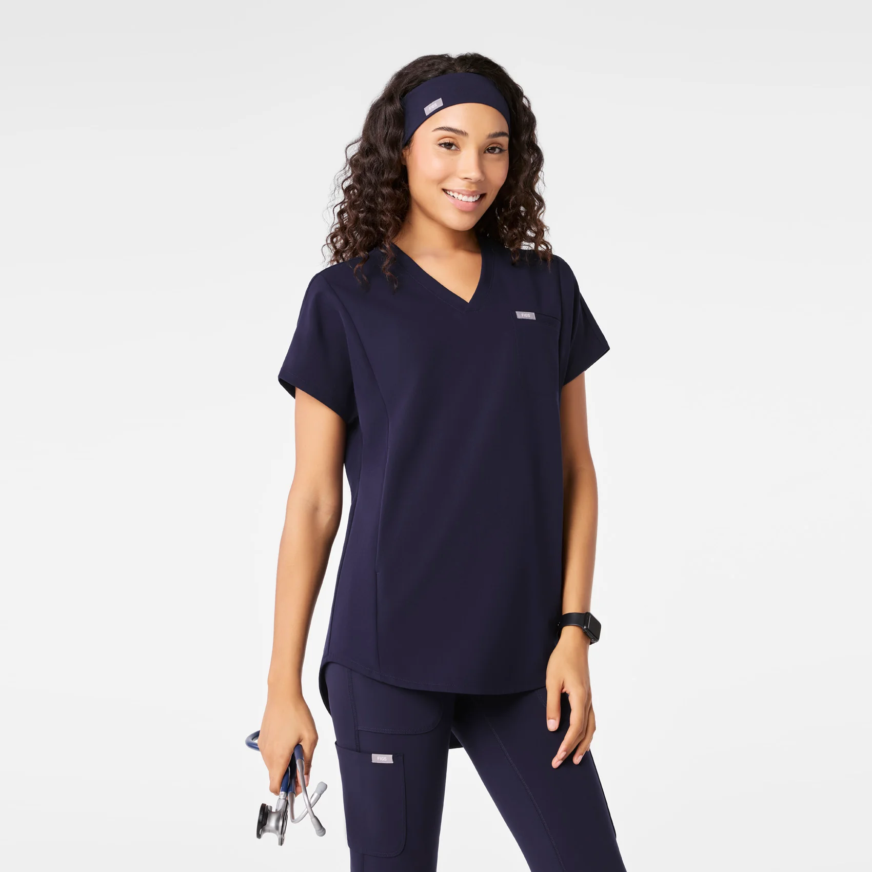 Navy Cinched Headband - Image 3