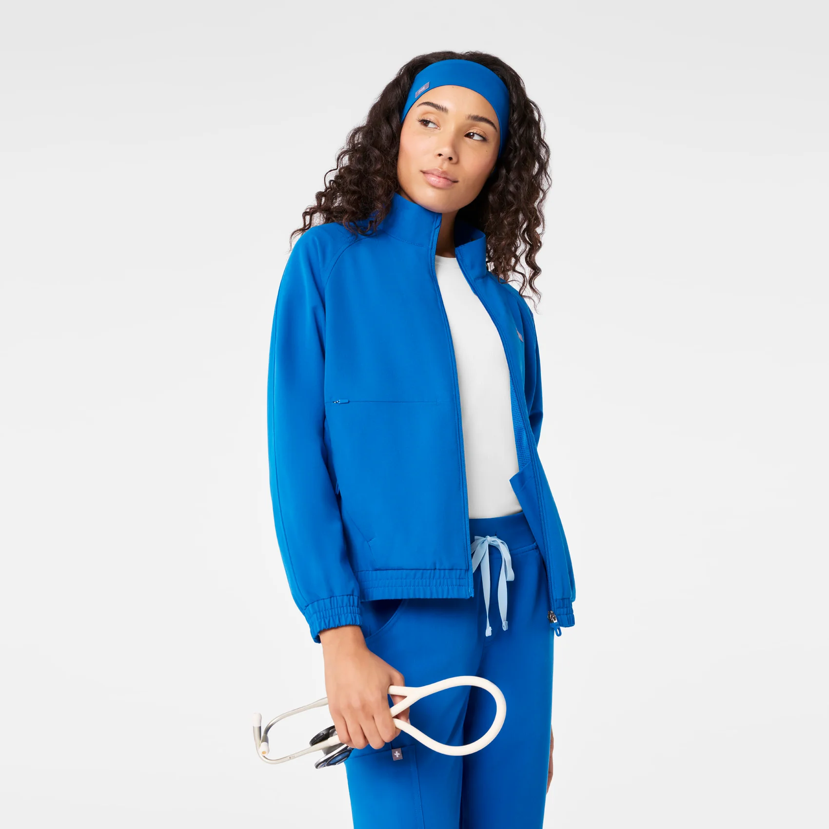 Royal Blue Cinched Headband - Image 4