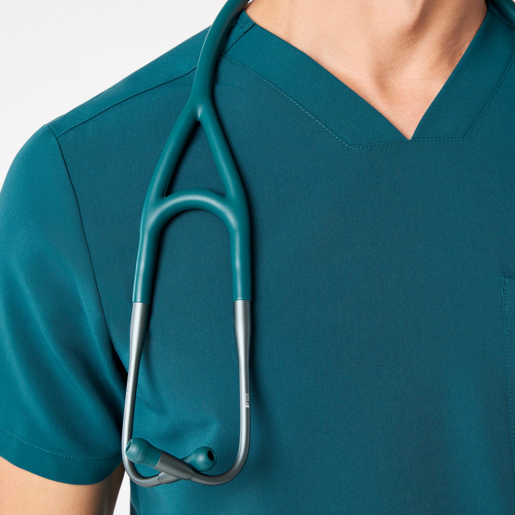Caribbean Blue FIGS | Eko CORE 500 Digital Stethoscope⢠- Earpiece - Image 3