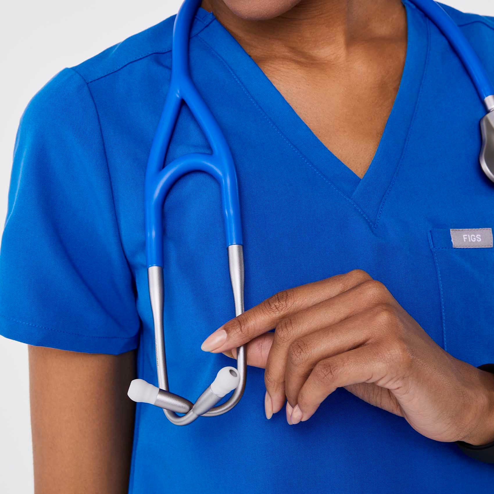 Royal Blue FIGS | Eko CORE 500 Digital Stethoscope™ - Earpiece - Image 3