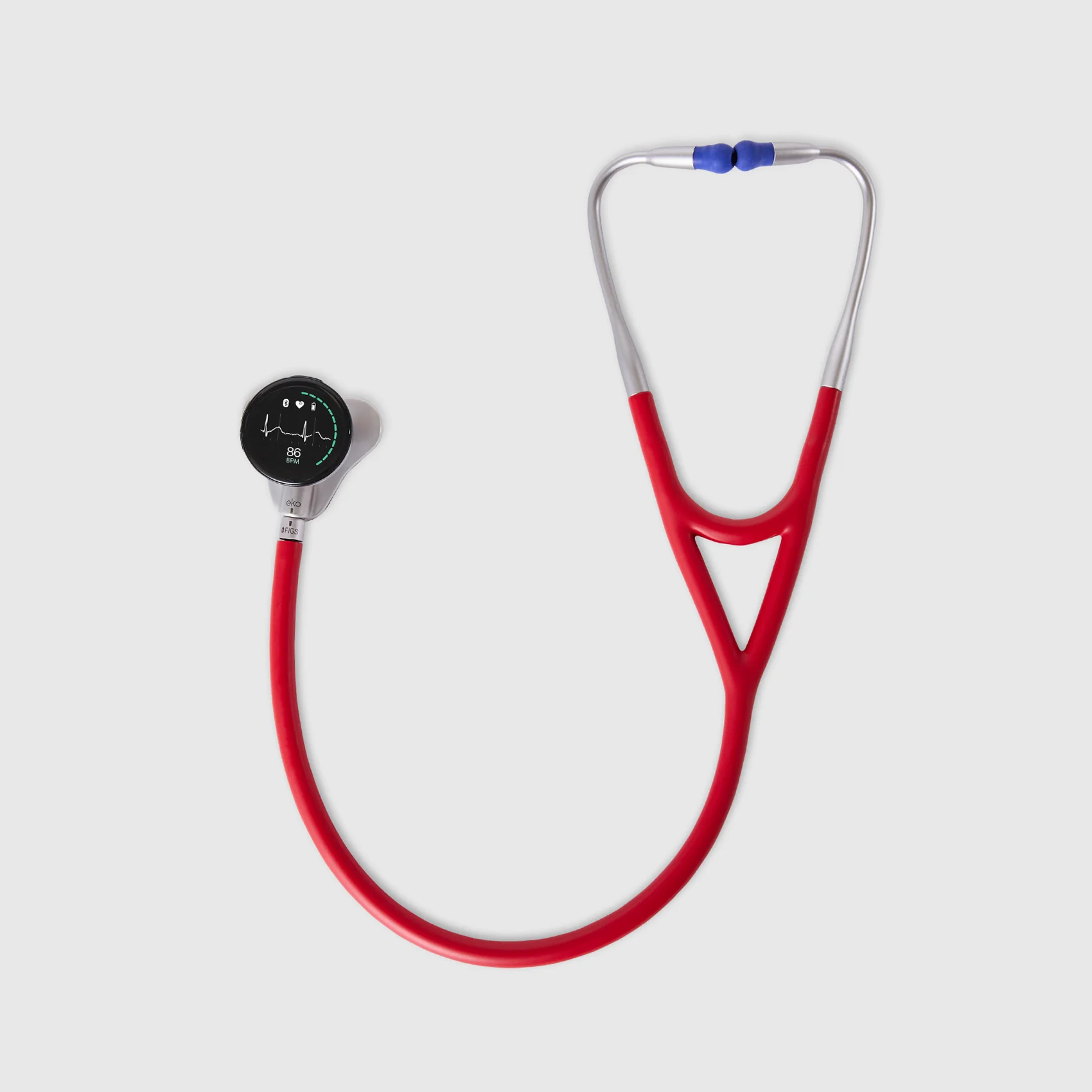 Winning Red FIGS | Eko Core 500 Digital Stethoscope™-  Earpiece - Image 2