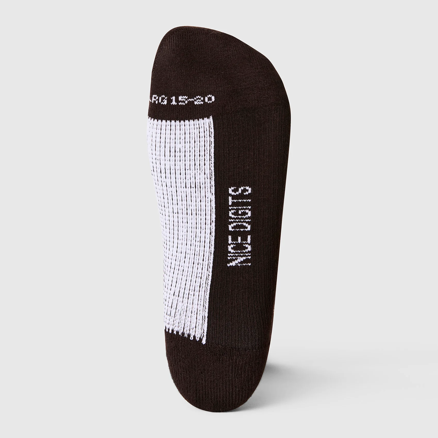 unisex Black Stripe FIGS | ArchTek® 15-20 mmHg - Crew Compression Socks - Image 2