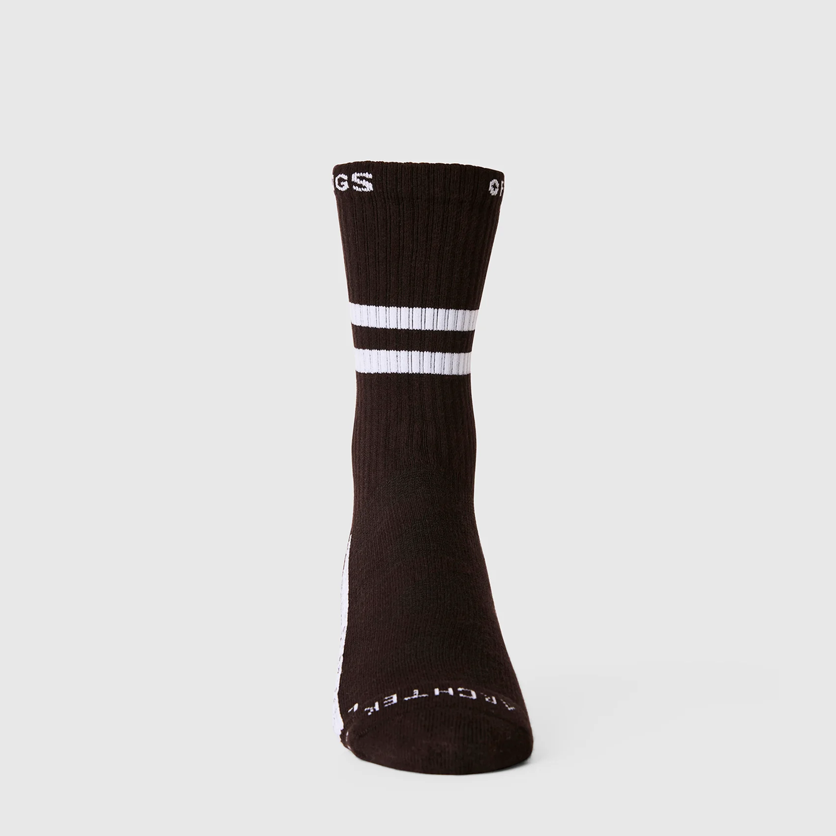 unisex Black Stripe FIGS | ArchTek® 15-20 mmHg - Crew Compression Socks - Image 3