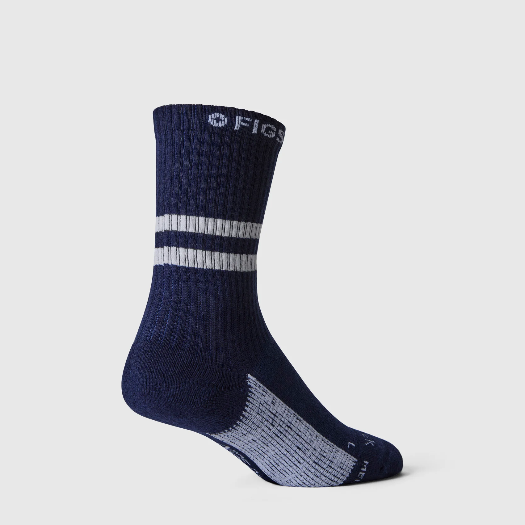 unisex Navy Stripe FIGS | ArchTek® 15-20 mmHg - Crew Compression Socks - Image 4