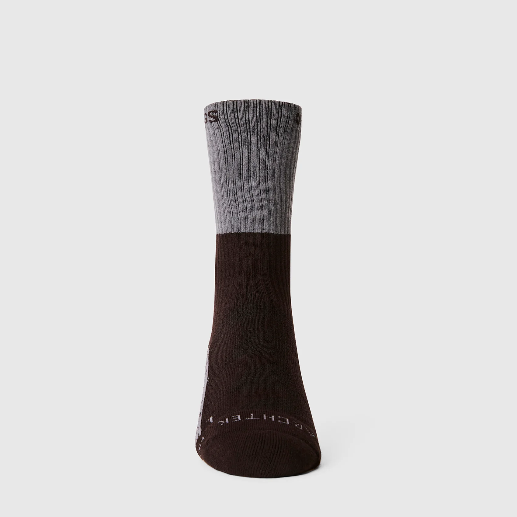 unisex Black Two Tone FIGS | ArchTek® 15-20 mmHg - Crew Compression Socks - Image 3