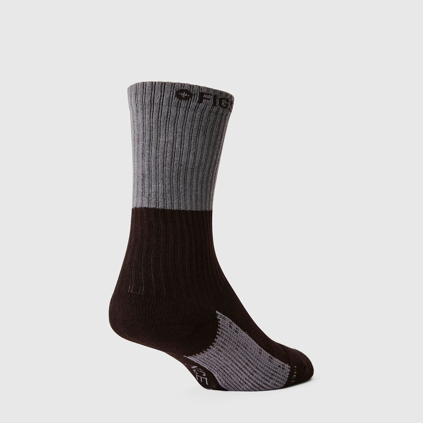 unisex Black Two Tone FIGS | ArchTek® 15-20 mmHg - Crew Compression Socks - Image 4