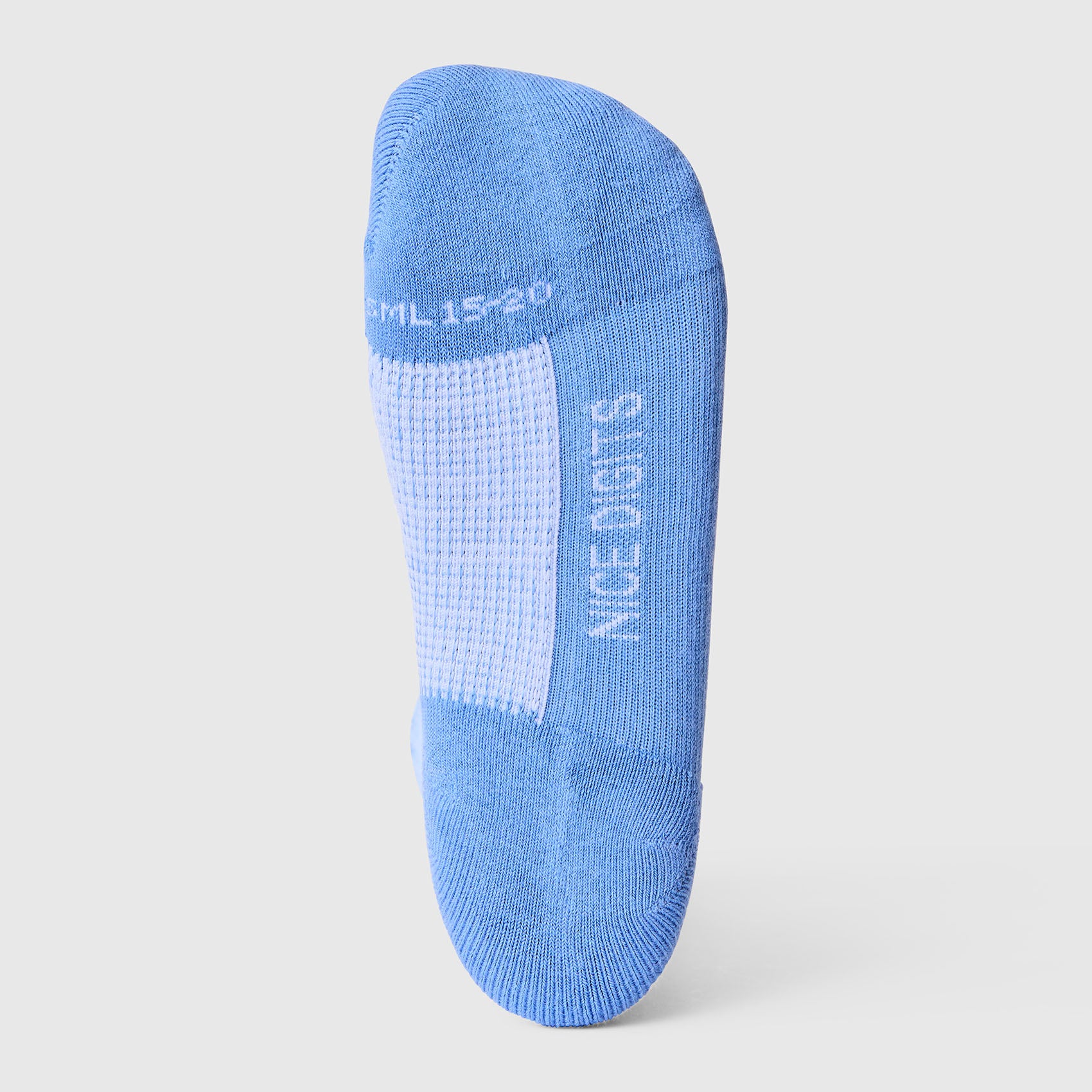 unisex Ceil Blue Two Tone FIGS | ArchTek® 15-20 mmHg - Crew Compression Socks - Image 2
