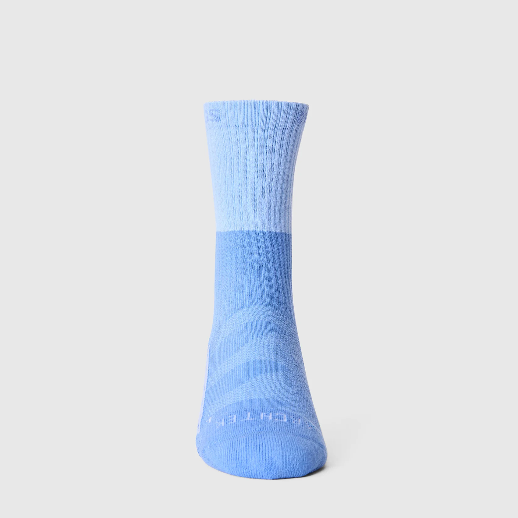 unisex Ceil Blue Two Tone FIGS | ArchTek® 15-20 mmHg - Crew Compression Socks - Image 3