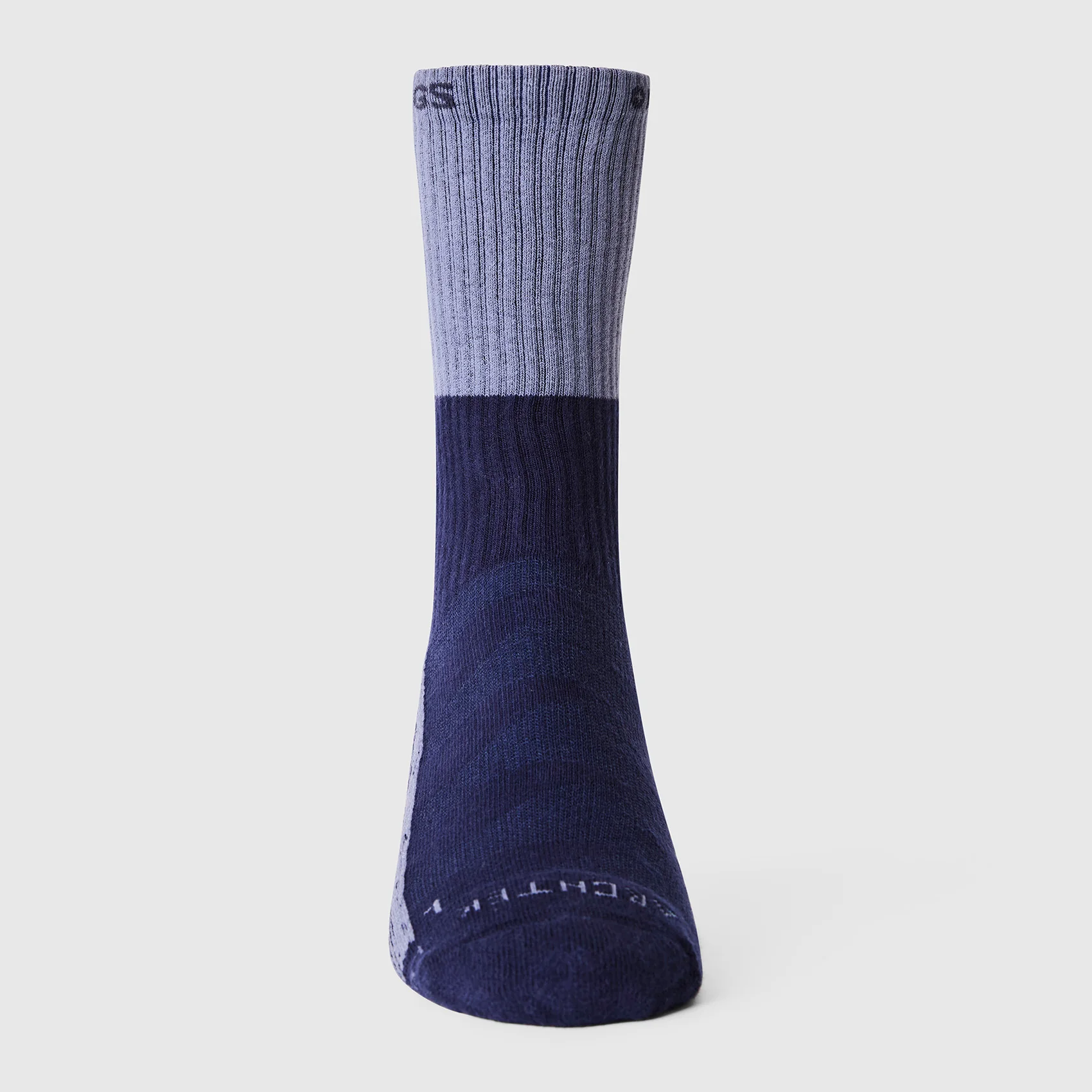 unisex Navy Two Tone FIGS | ArchTek® 15-20 mmHg - Crew Compression Socks - Image 3