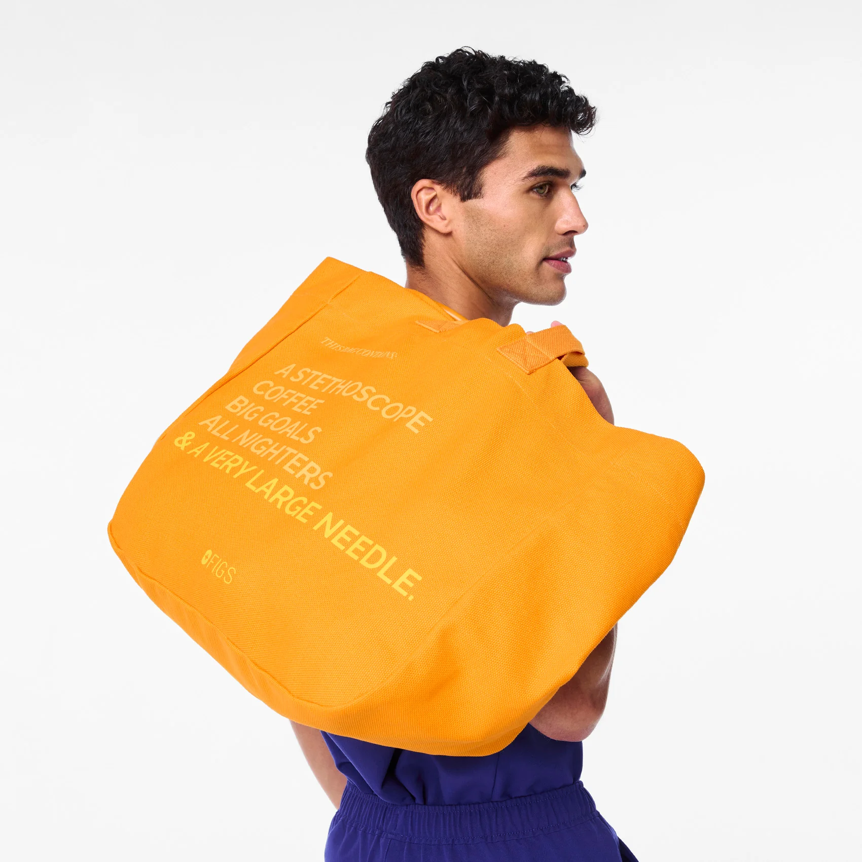Creamsicle A Very Large Needle - Detachable Strap Tote - Image 5