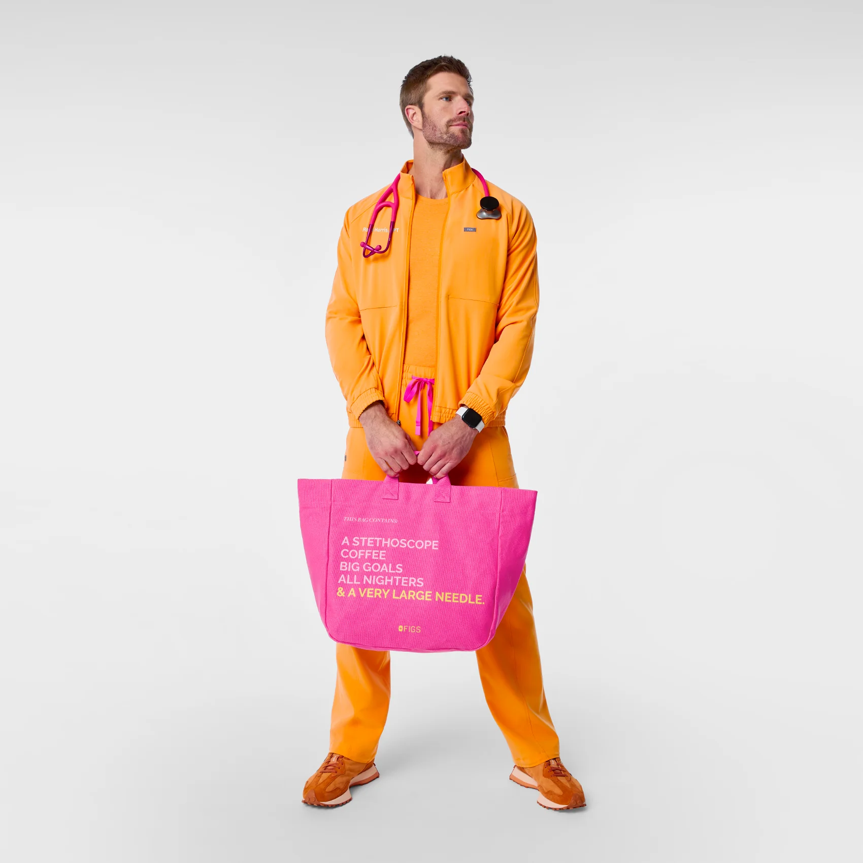 Rapid Response Pink A Very Large Needle - Detachable Strap Tote - Image 4