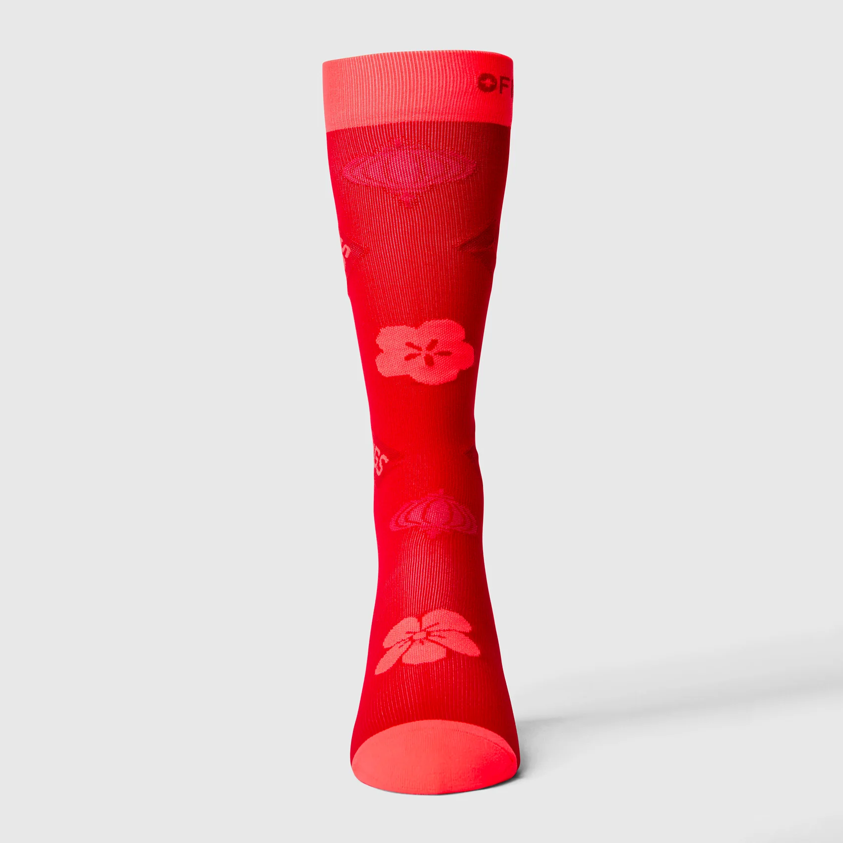 unisex Pop Red Lunar New Year - Compression Socks - Image 3