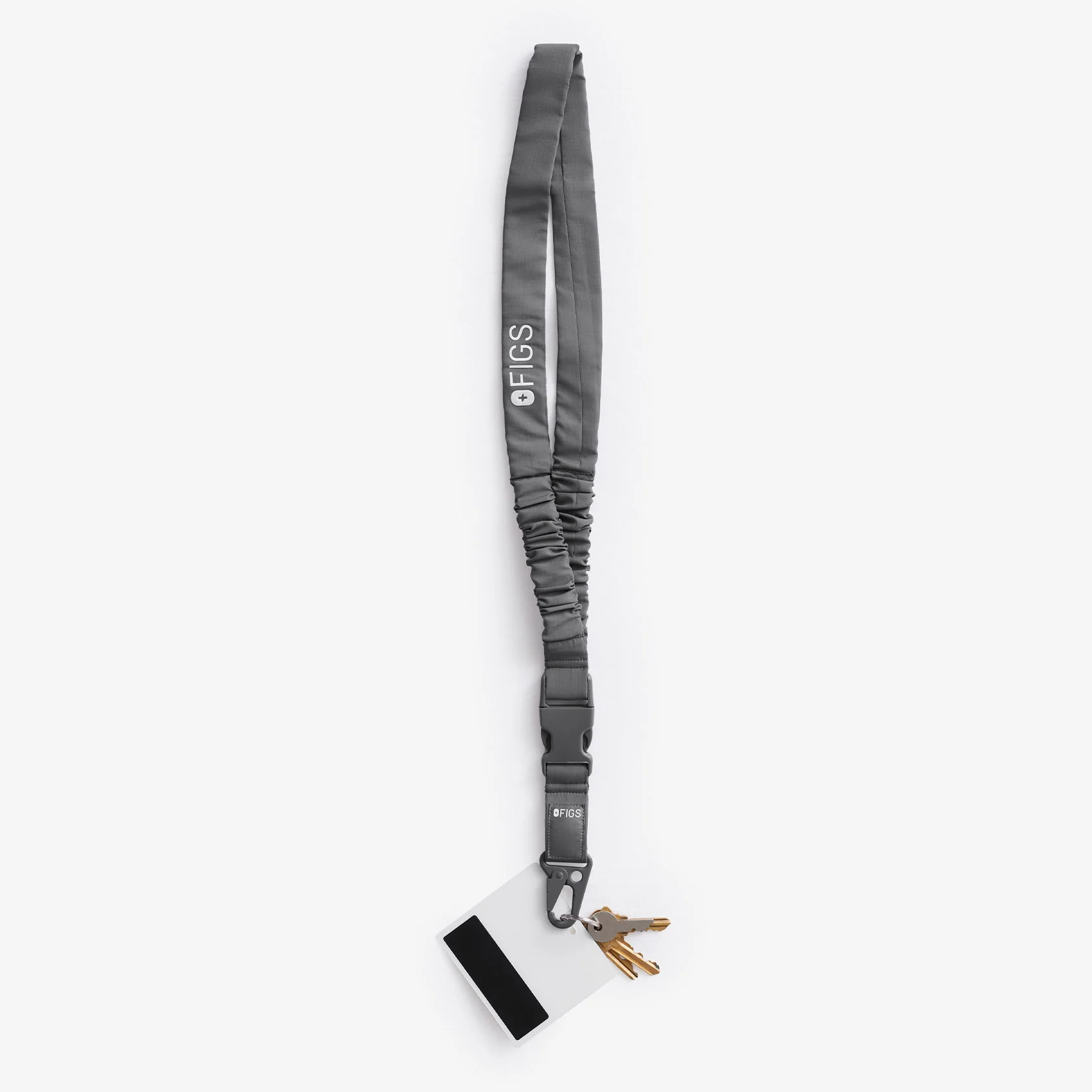 Grey FIGS® Lanyard - Image 2