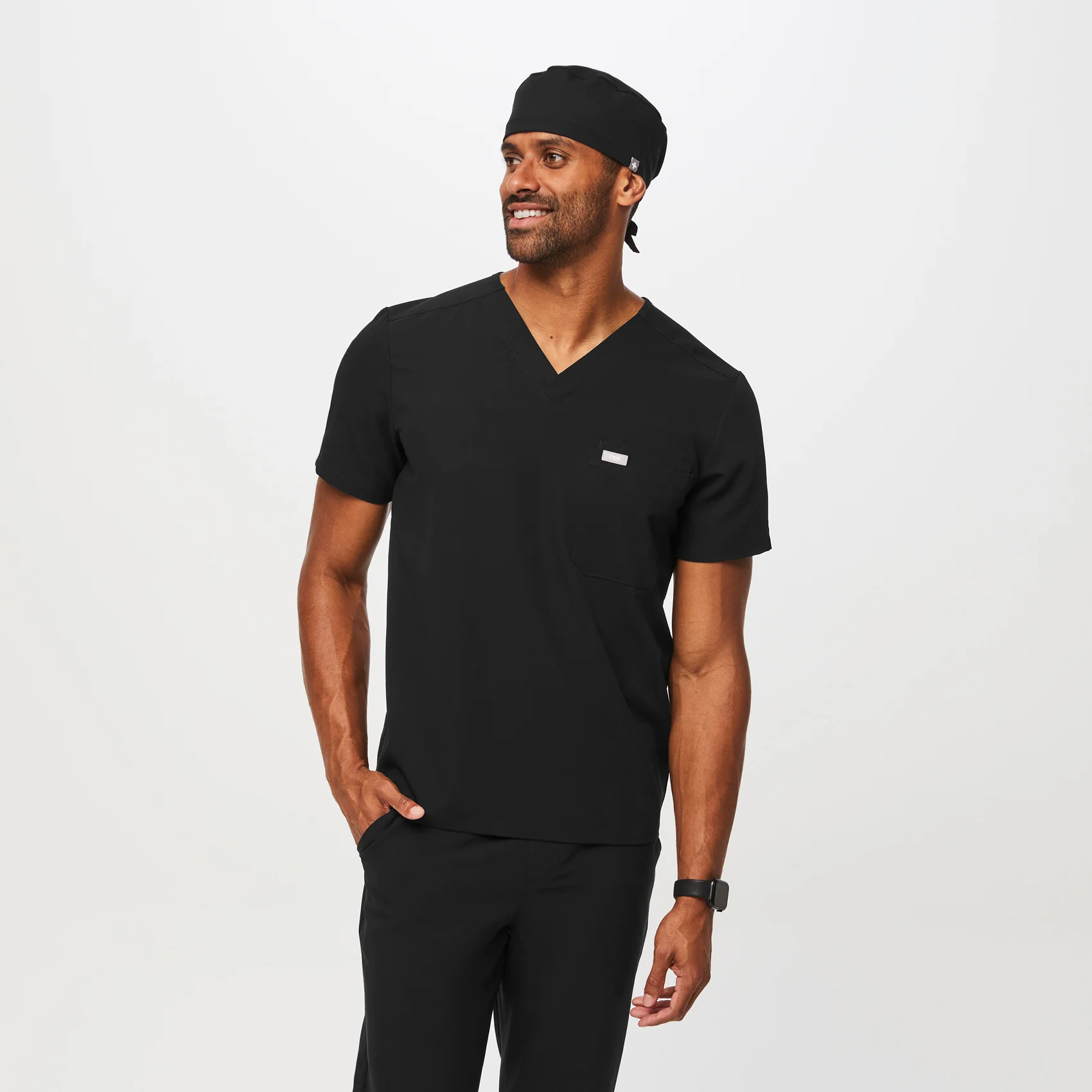 Black Modern - Classic Scrub Cap Buttonholes - Image 11