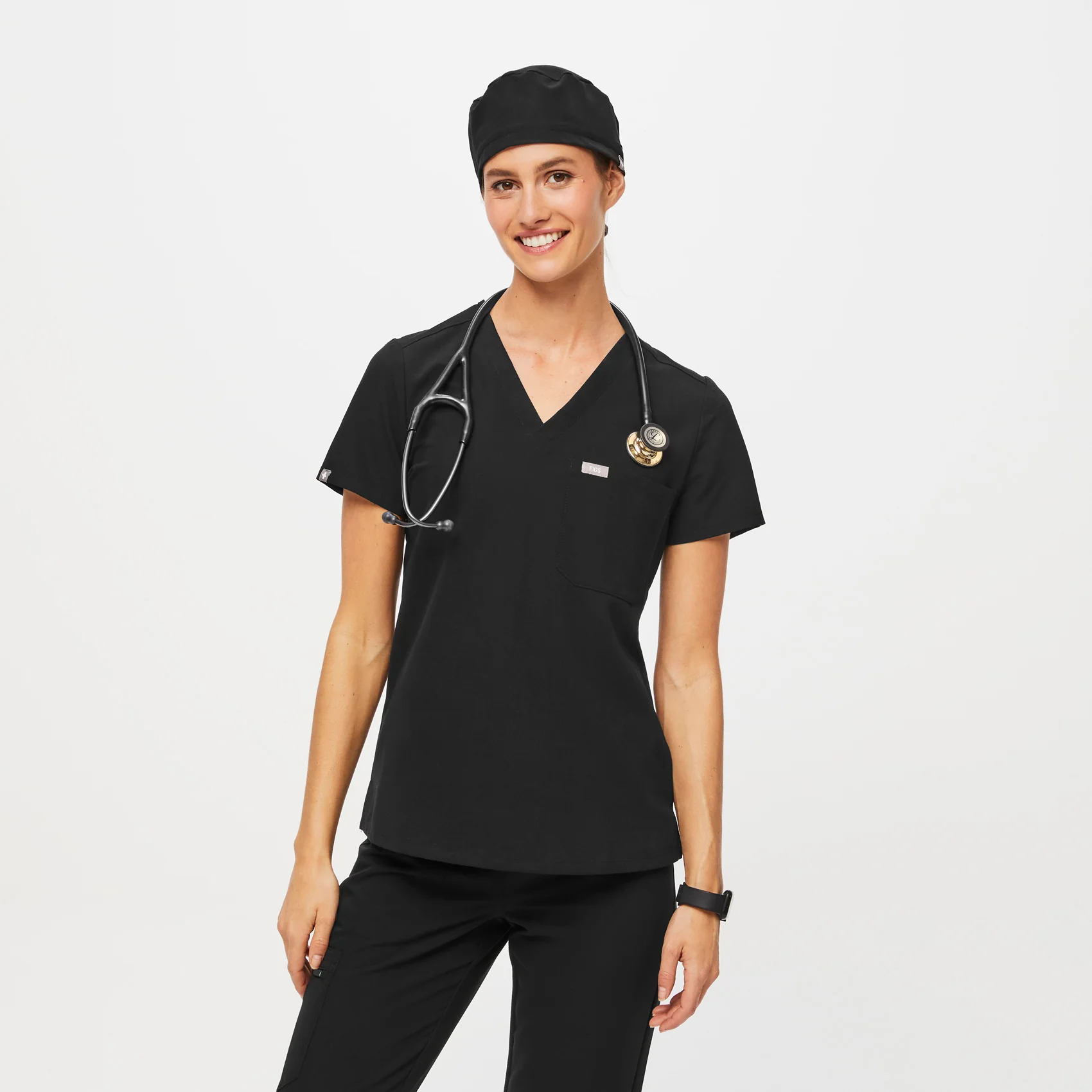 Black Modern - Classic Scrub Cap Buttonholes - Image 8