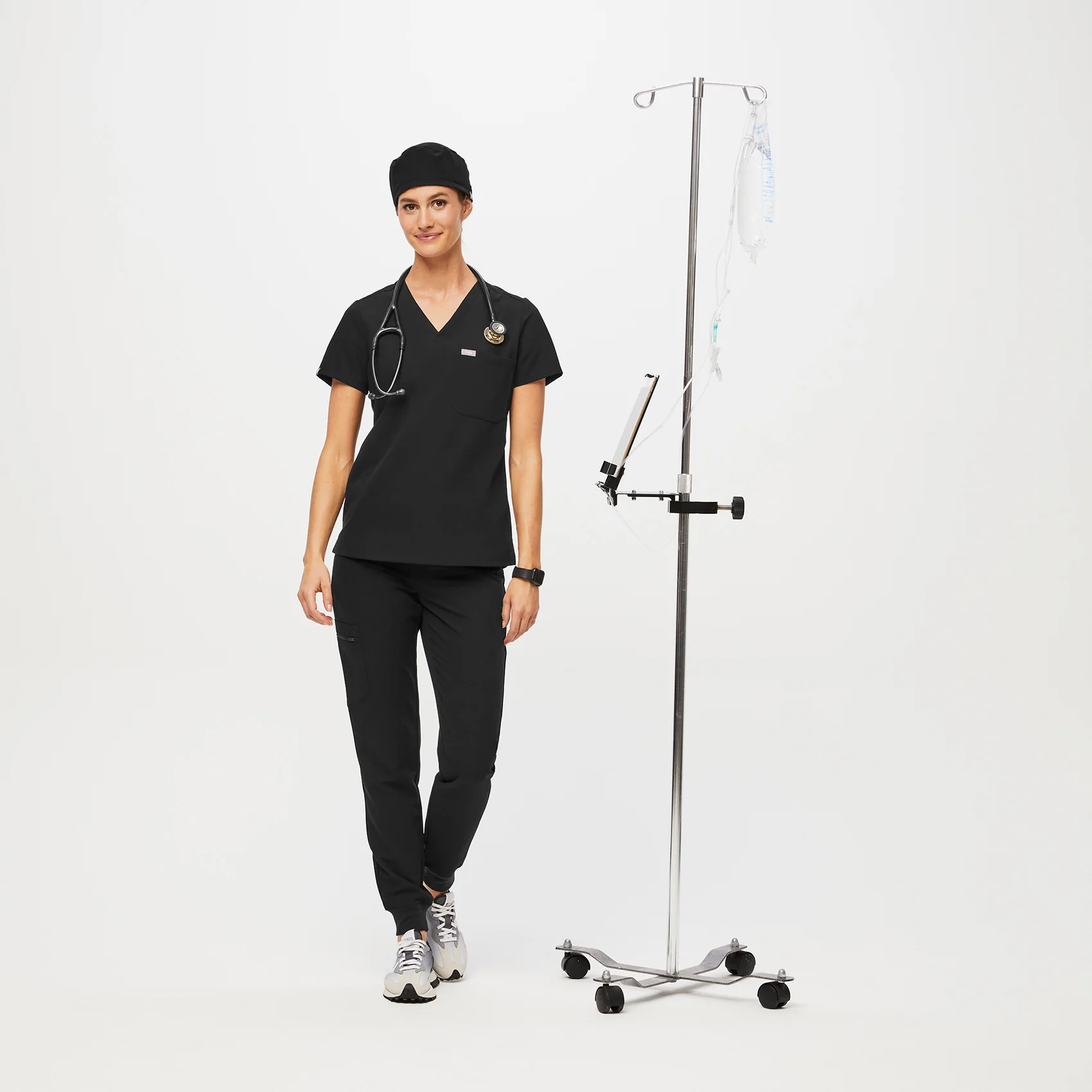 Black Modern - Classic Scrub Cap Buttonholes - Image 9