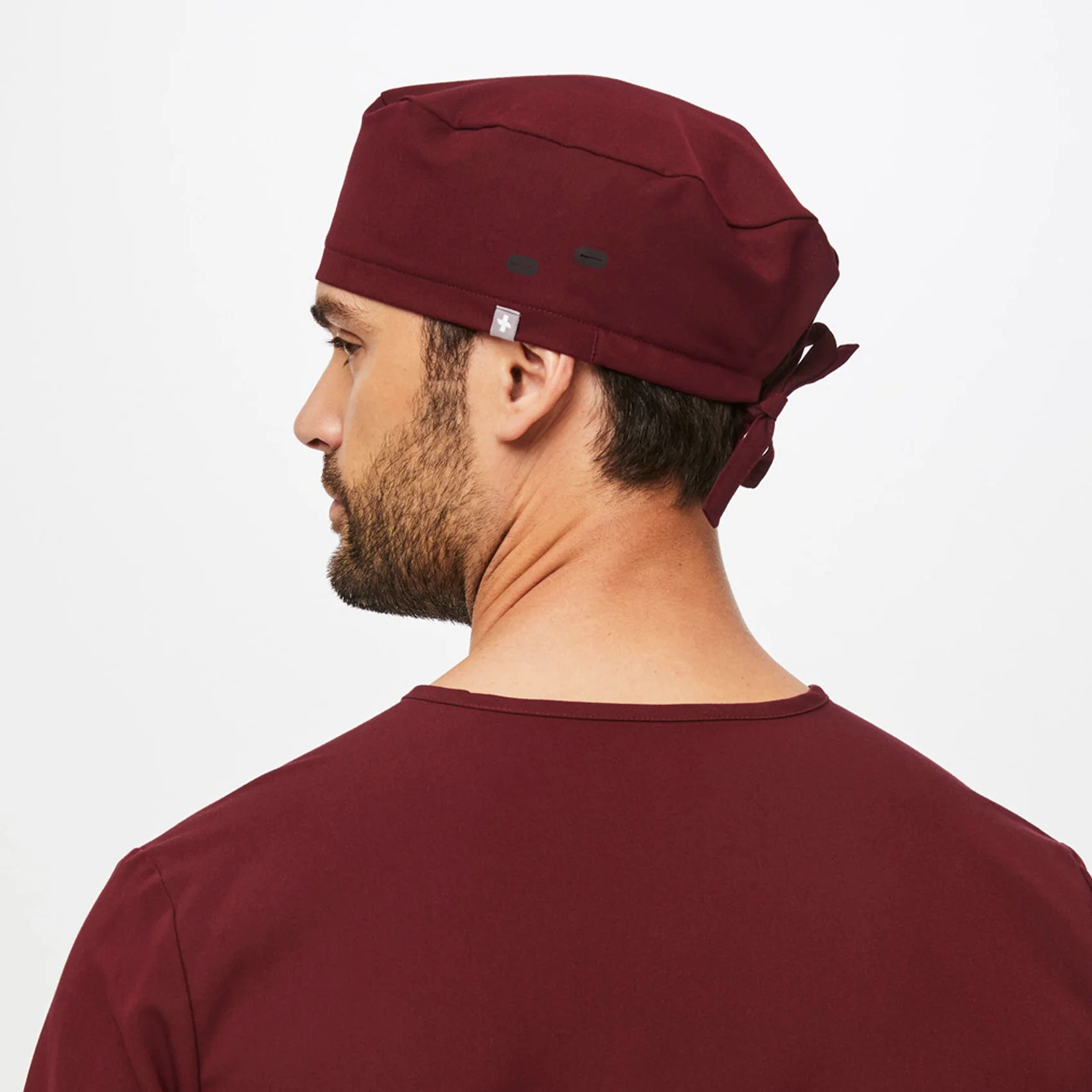 Burgundy Modern - Classic Scrub Cap Buttonholes - Image 5
