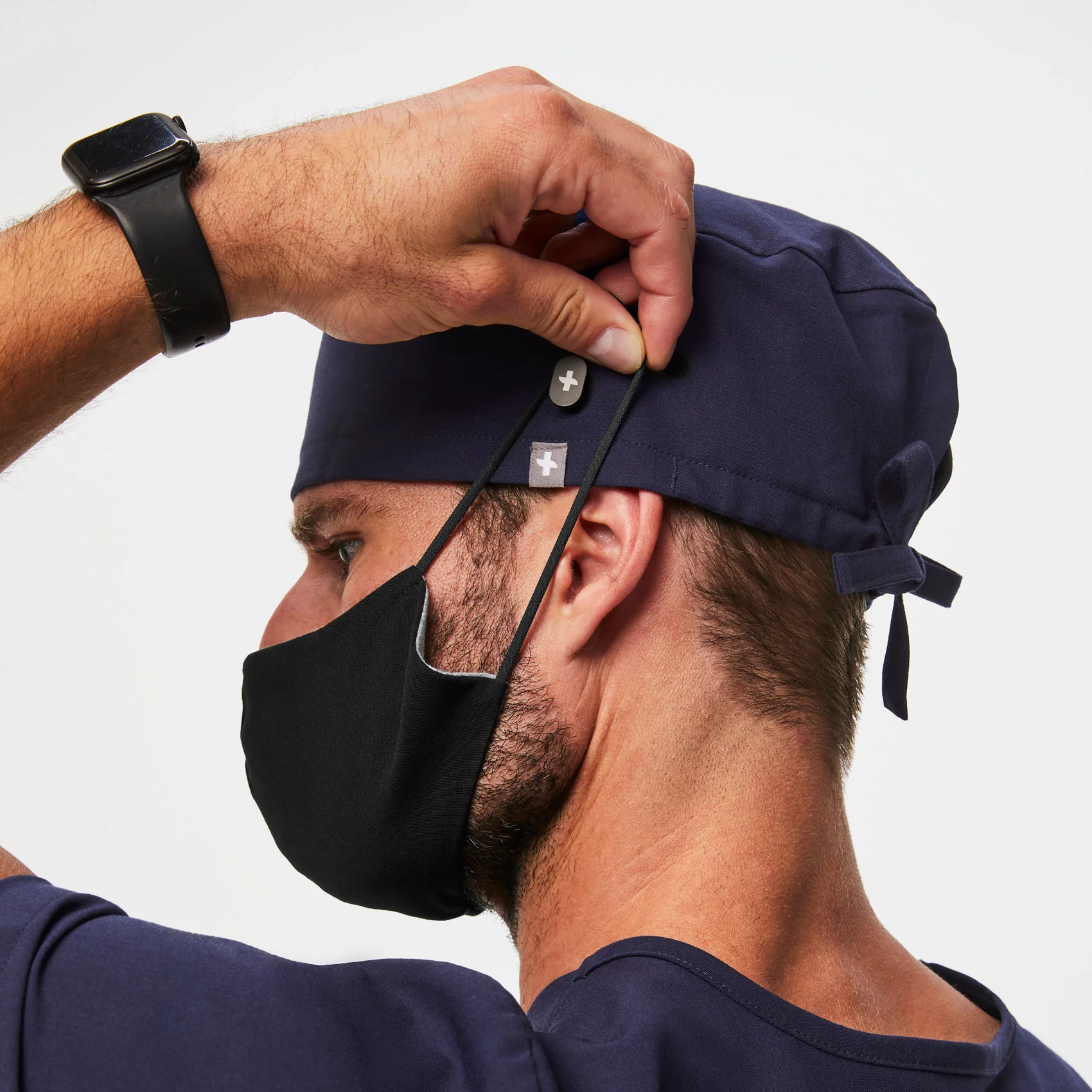 Navy Modern - Classic Scrub Cap Buttonholes - Image 5