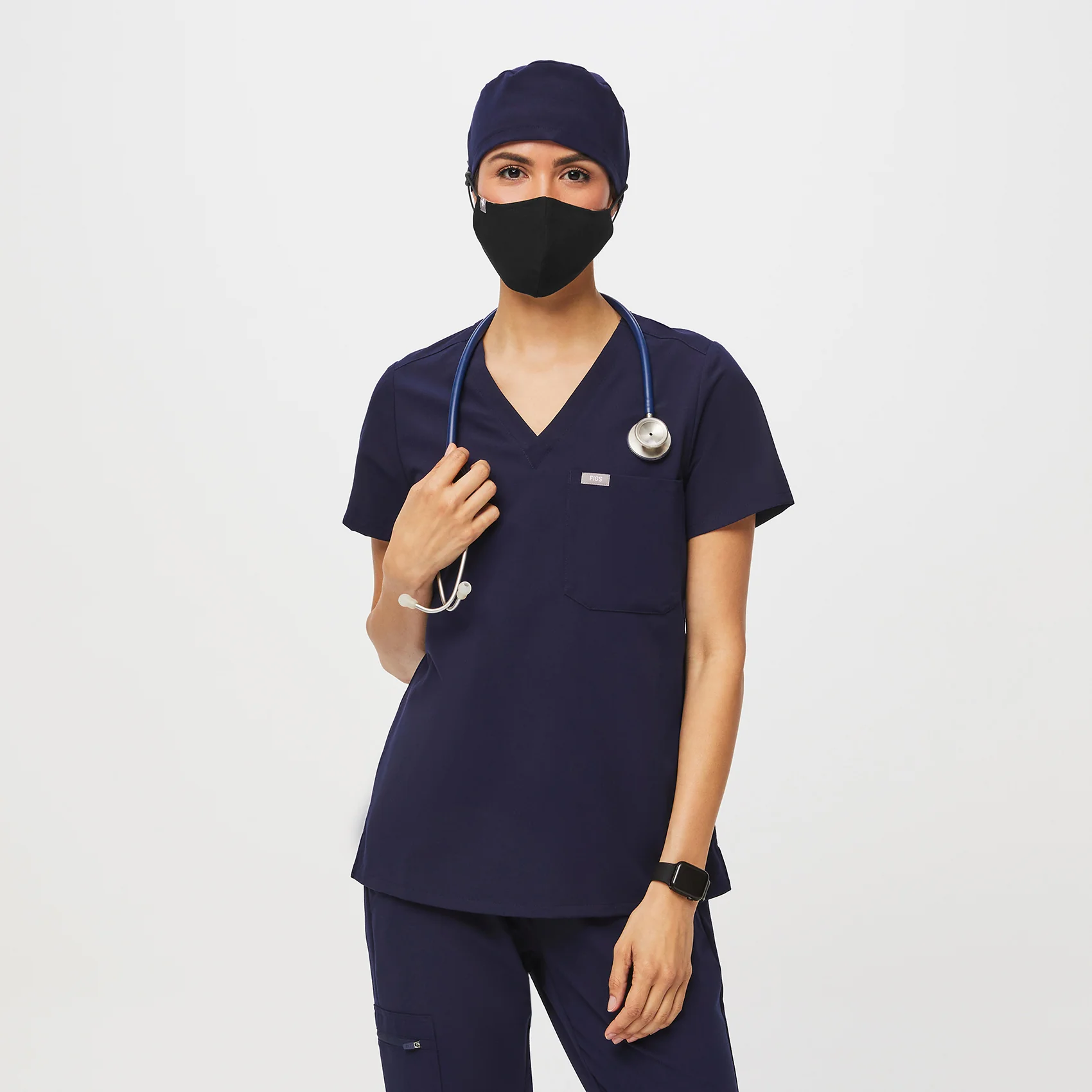 Navy Modern - Classic Scrub Cap Buttonholes - Image 6