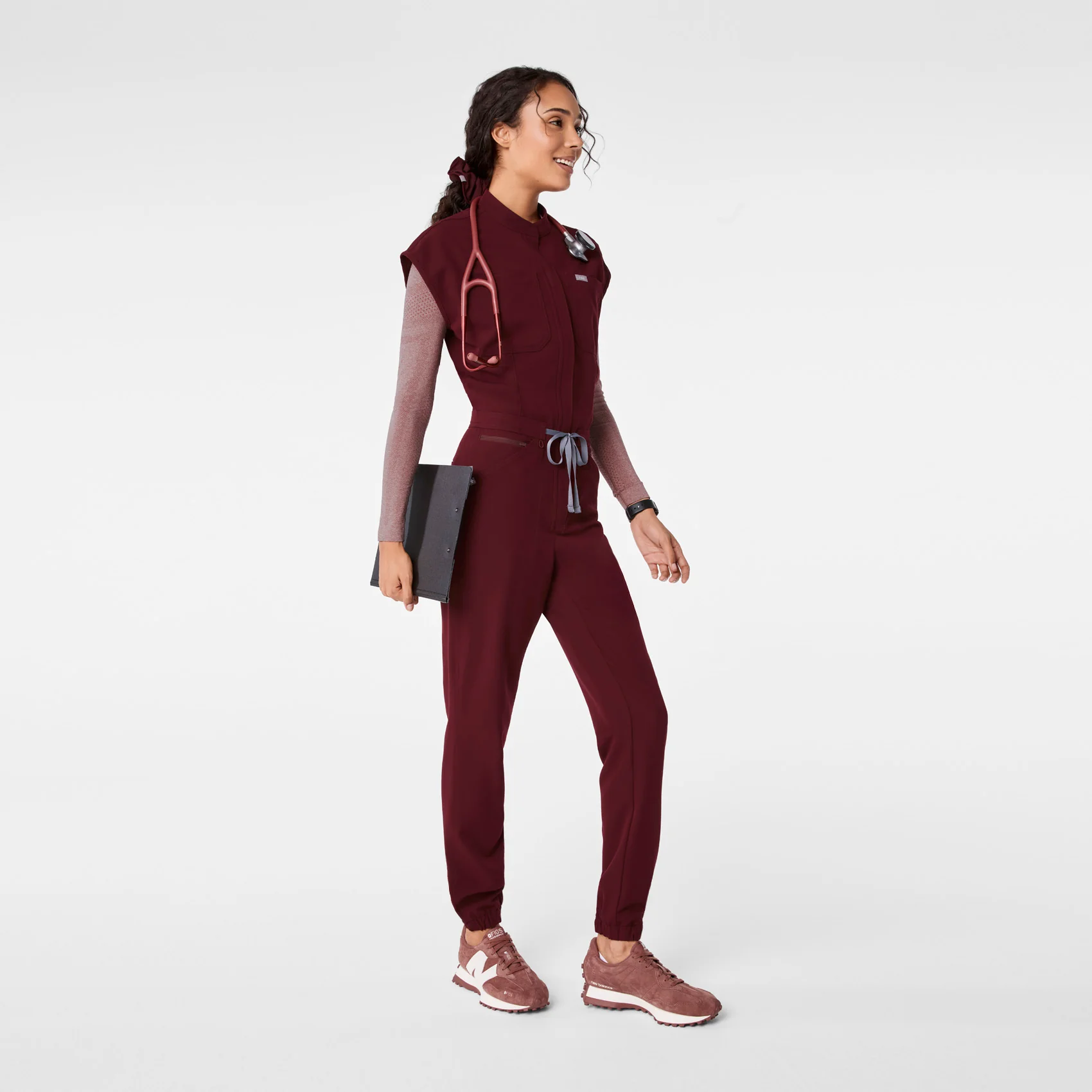 Burgundy Scrunchie - Image 4