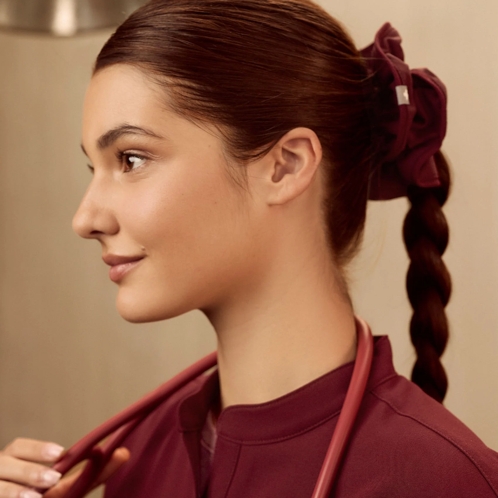 Burgundy Scrunchie - Image 5