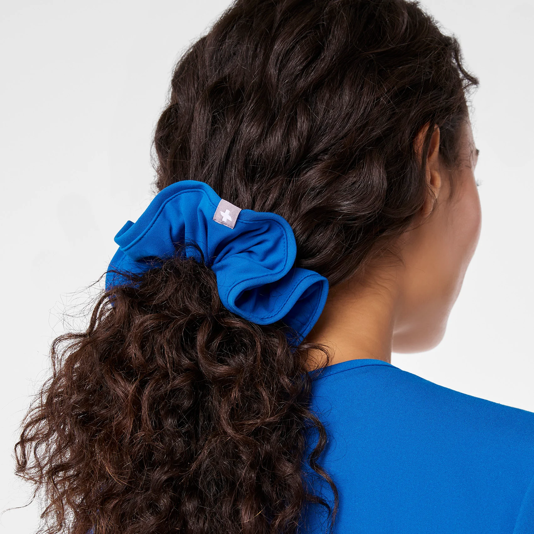 Royal Blue Scrunchie - Image 3
