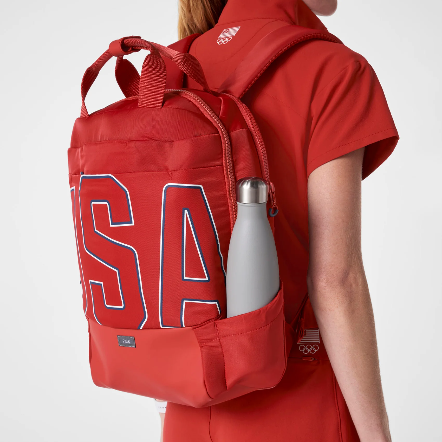 unisex Team USA Red FIGS x Team USA - Backpack - Image 2