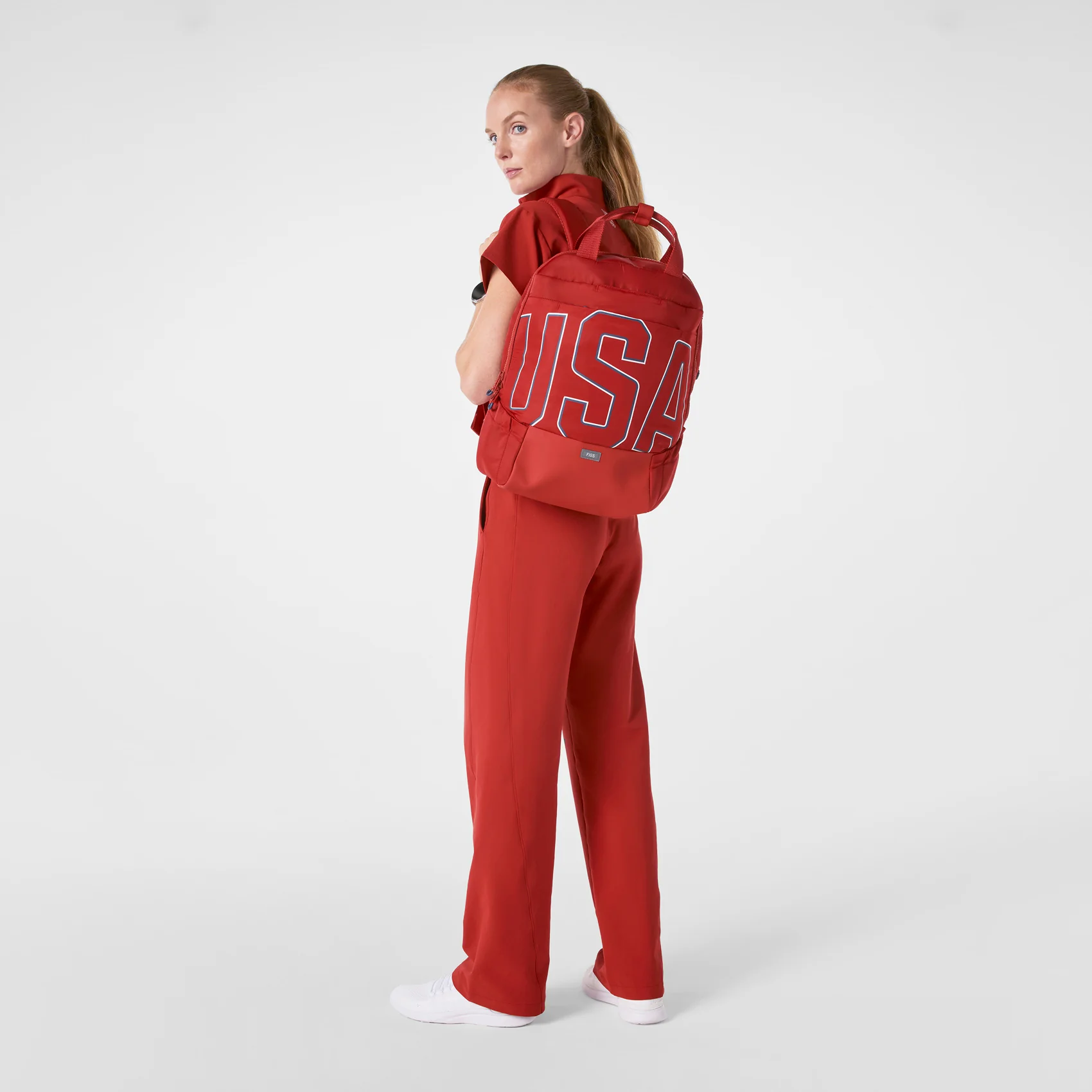 unisex Team USA Red FIGS x Team USA - Backpack - Image 3