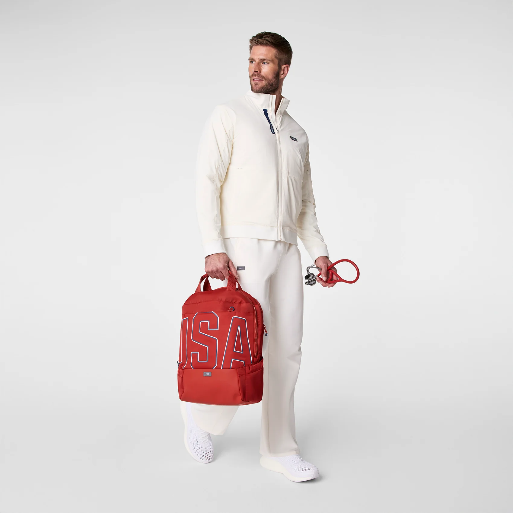 unisex Team USA Red FIGS x Team USA - Backpack - Image 5