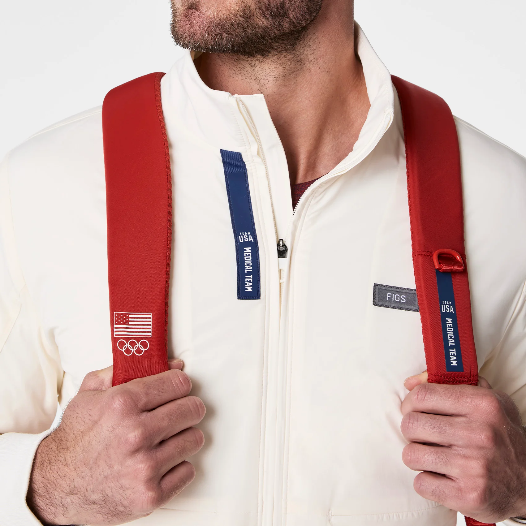 unisex Team USA Red FIGS x Team USA - Backpack - Image 6
