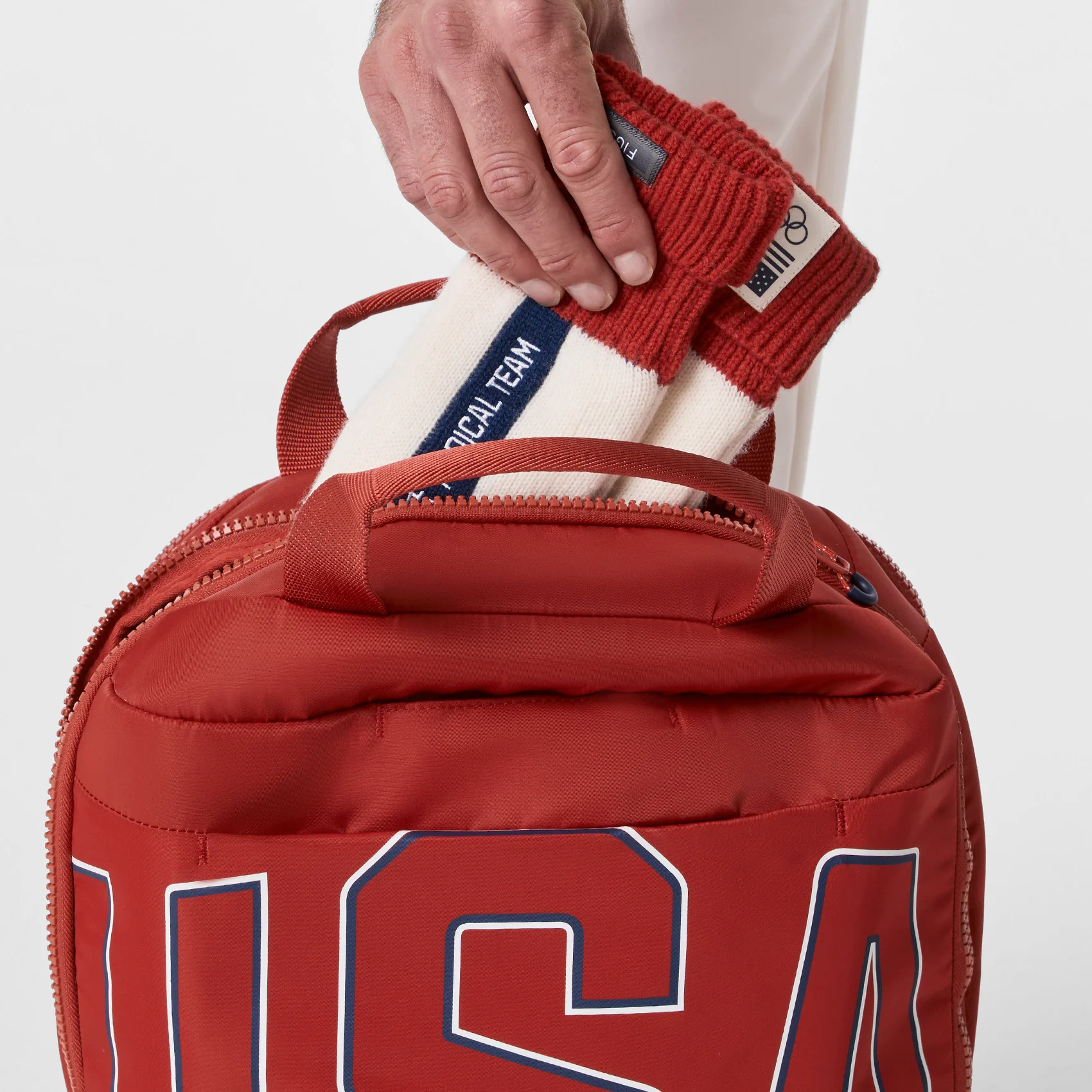 unisex Team USA Red FIGS x Team USA - Backpack - Image 7