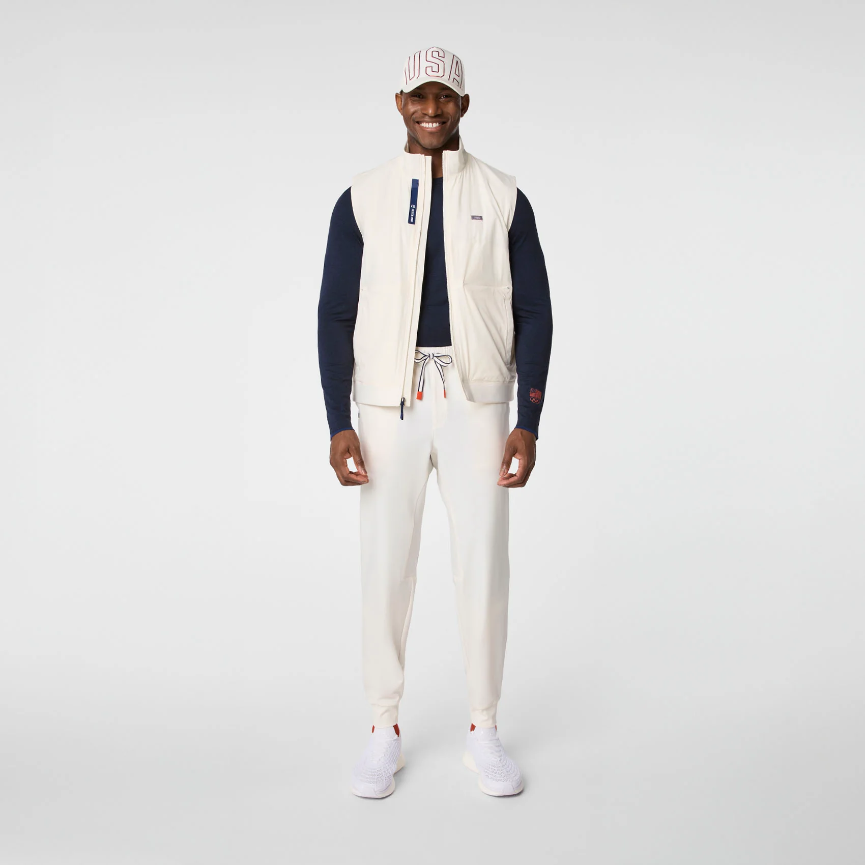 unisex Off White FIGS x Team USA Baseball Cap - Image 7