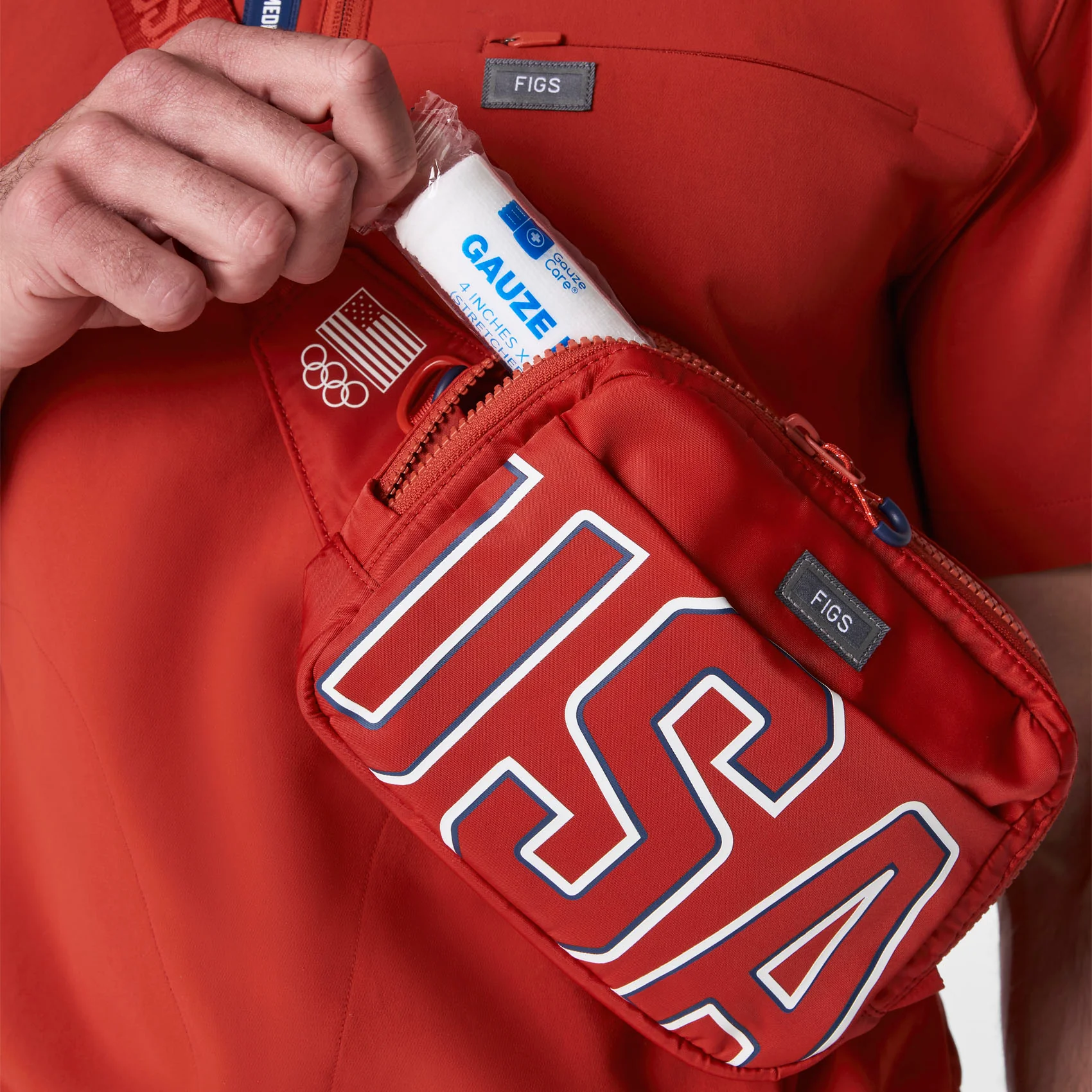 Team USA Red FIGS x Team USA - Belt Bag - Image 6