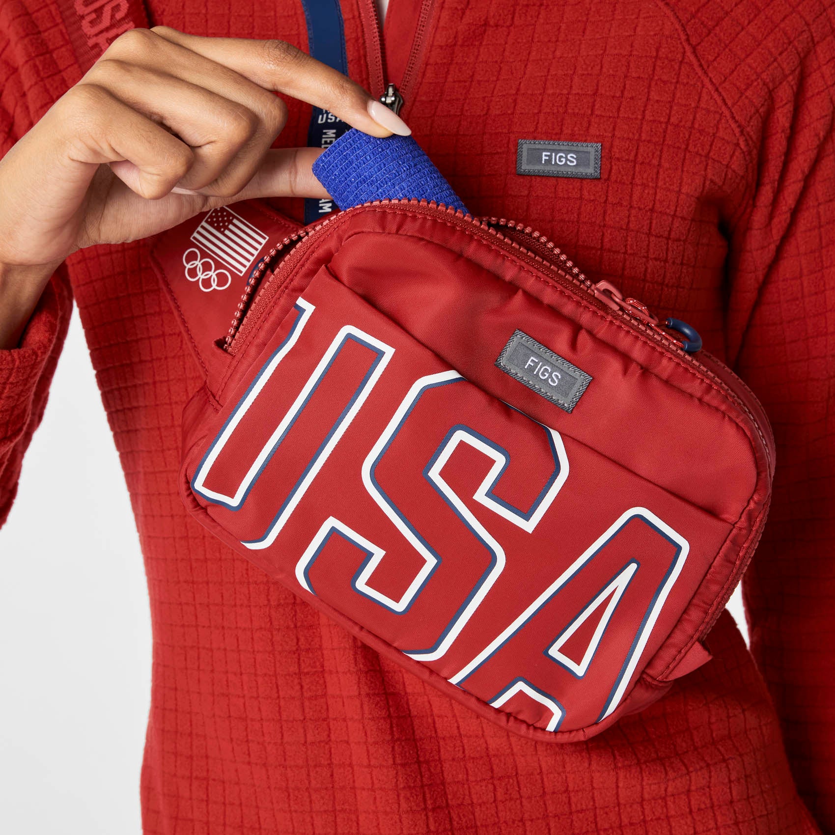Team USA Red FIGS x Team USA - Belt Bag - Image 8