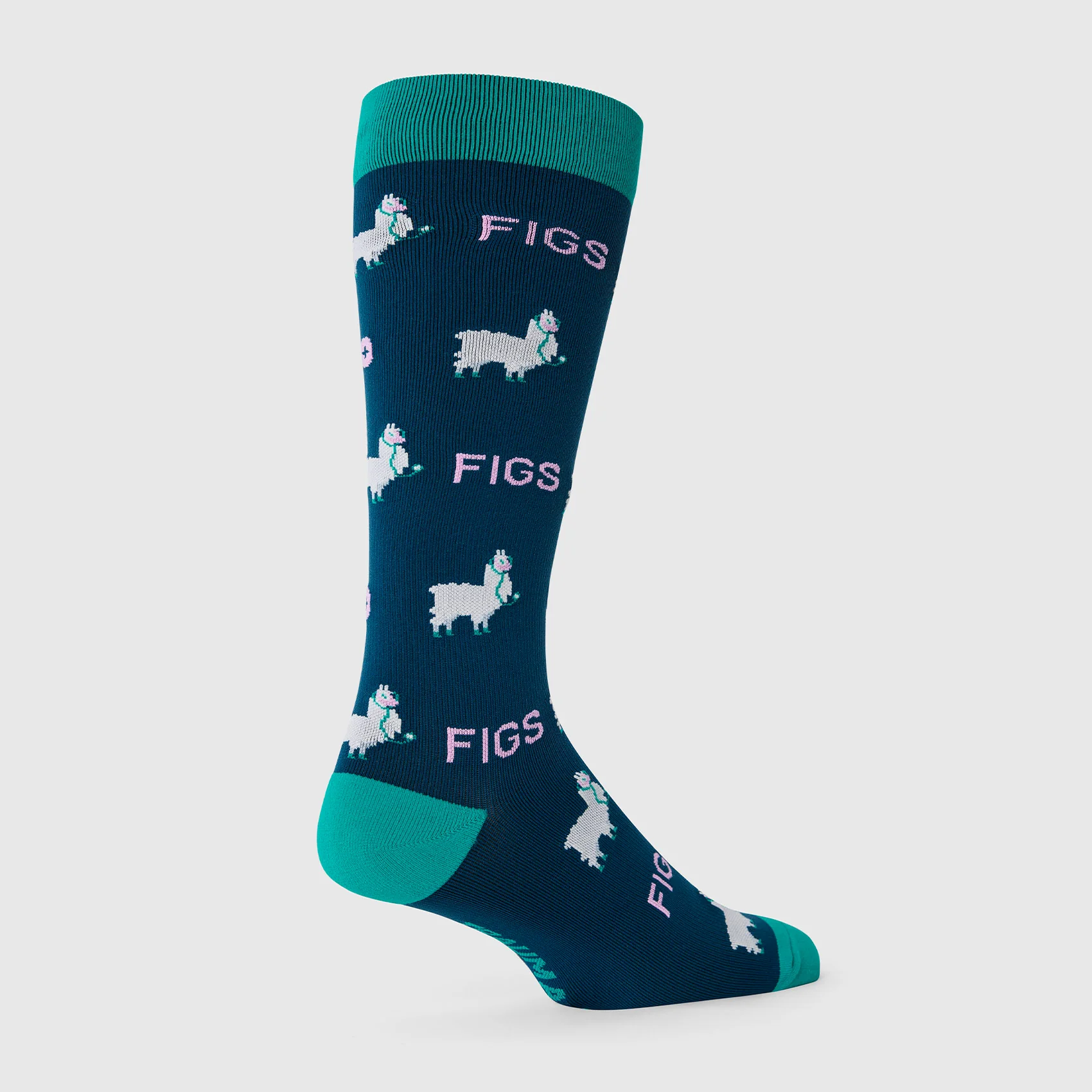 unisex Deep Reef Trauma Llama - Compression Socks - Image 4