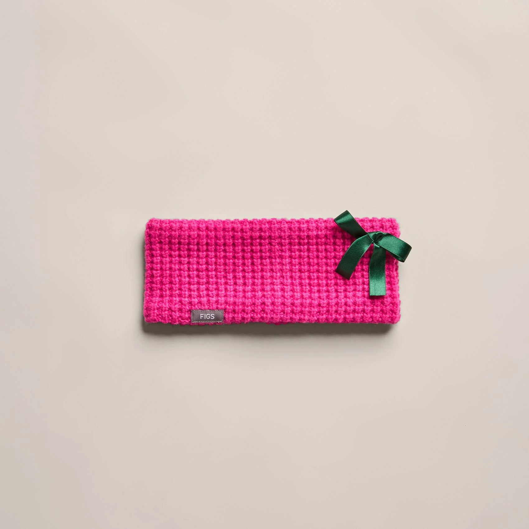 Shocking Pink Waffle Earwarmer - Image 11