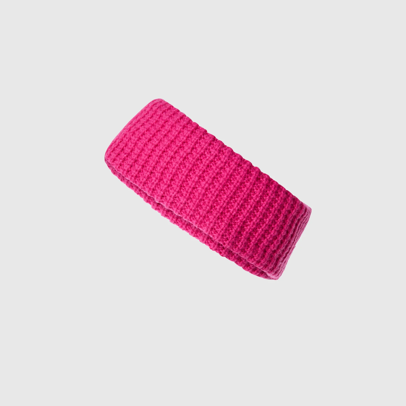 Shocking Pink Waffle Earwarmer - Image 3