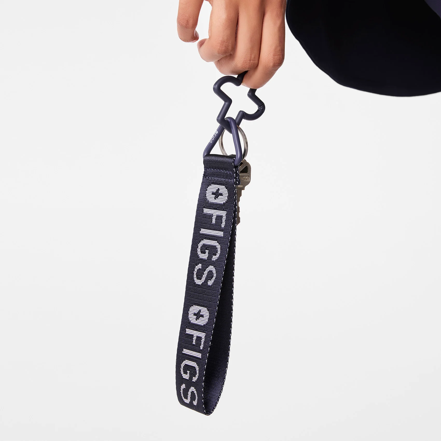unisex Navy Wristlet Keychain - Image 3