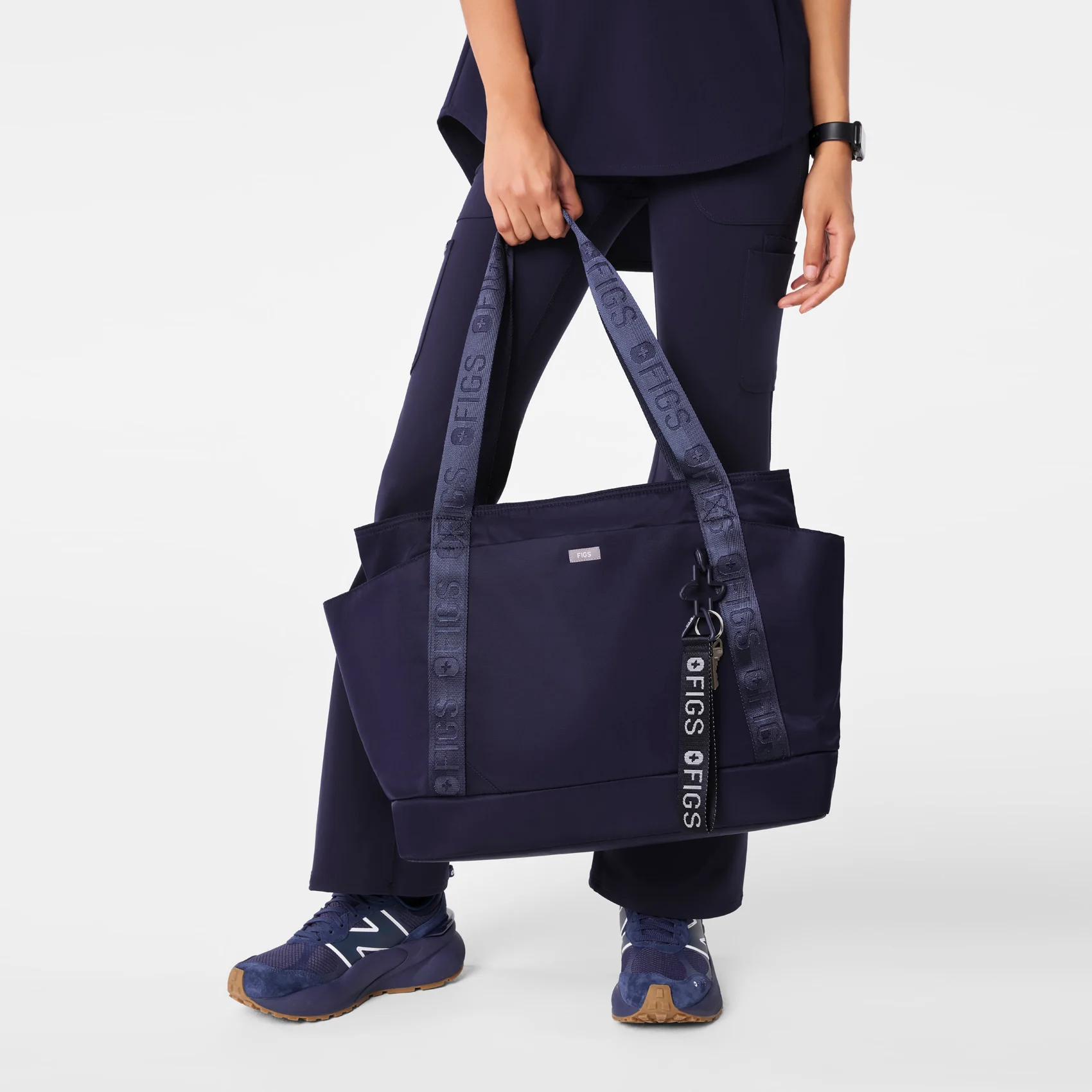 unisex Navy Wristlet Keychain - Image 4
