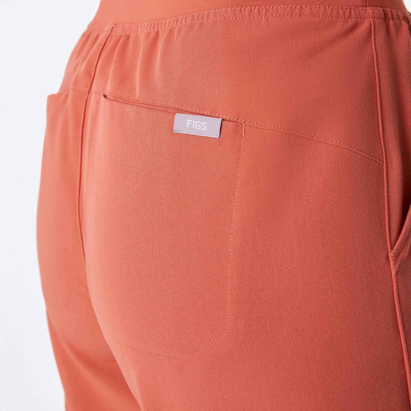 women's Spiced Cider Alexandria Wide Leg Cargo - Petite Scrub Pant - Image 5