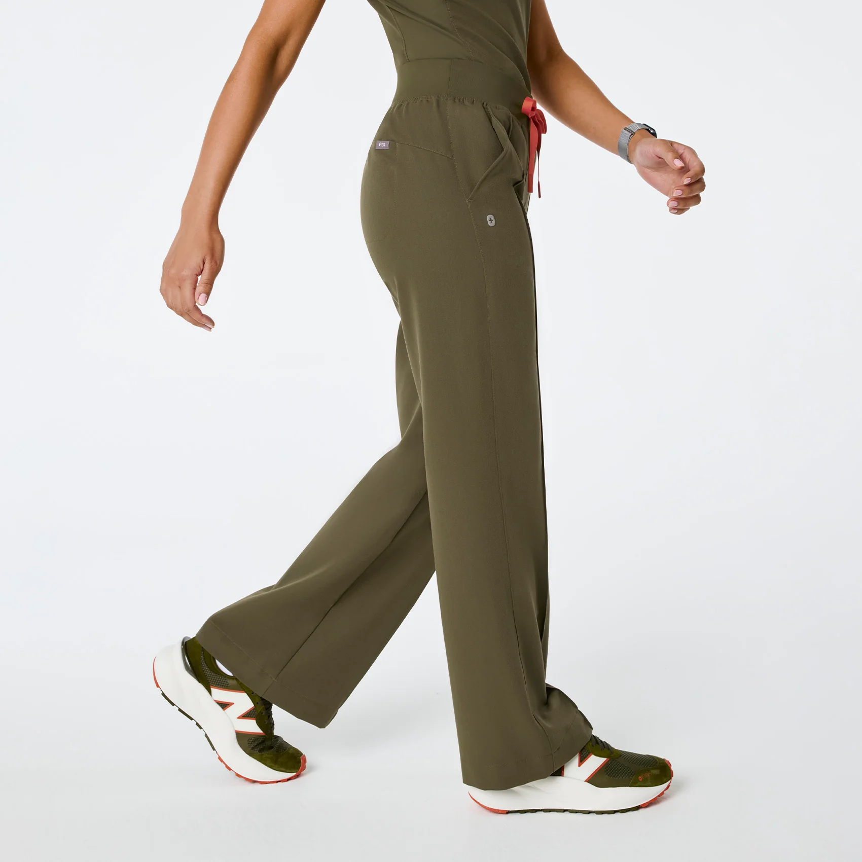 women's Spruce Alexandria Wide Leg Cargo - Tall Scrub Pant - Image 3