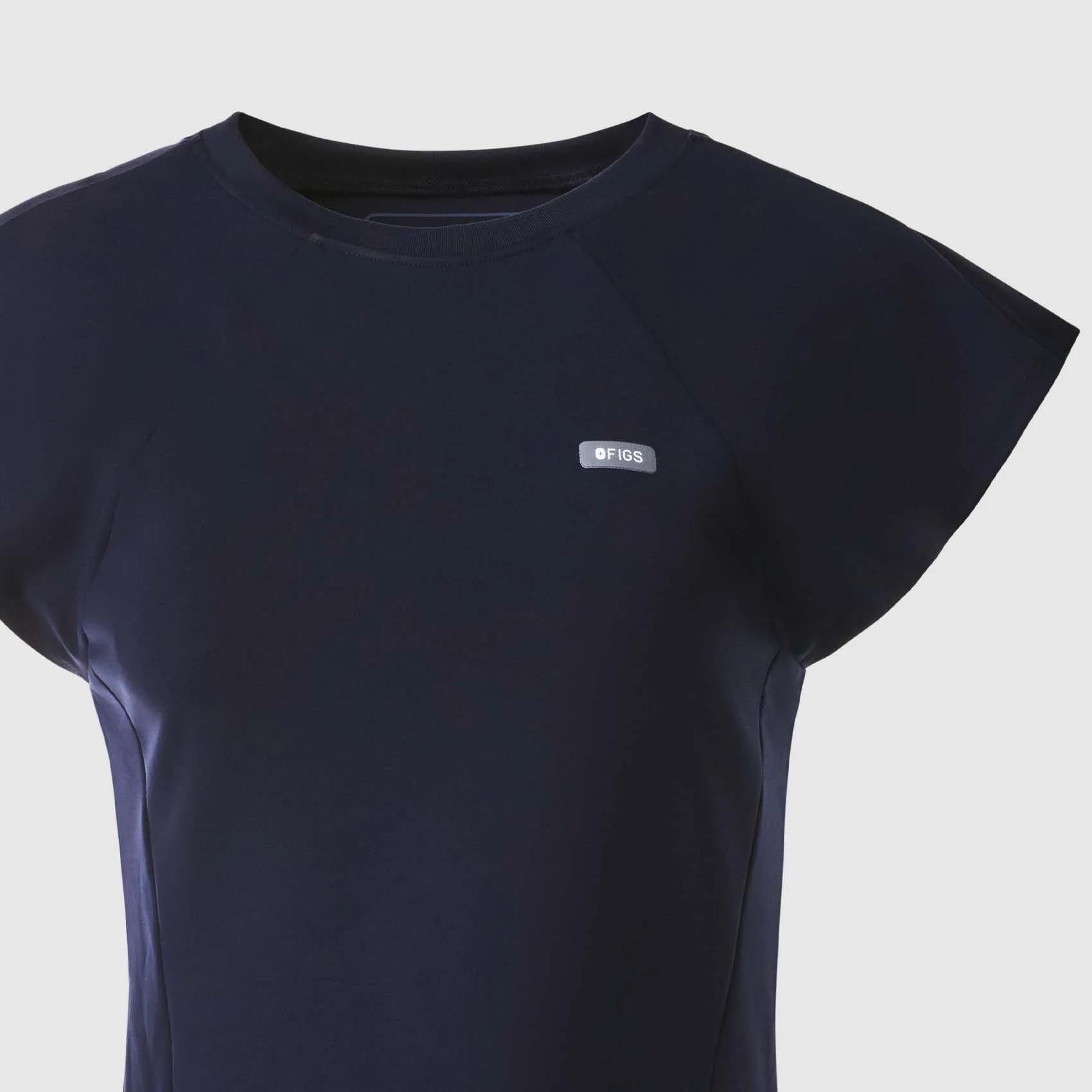 women's Black Alice FORMx™ Slim Crewneck - Scrub Top - Image 10