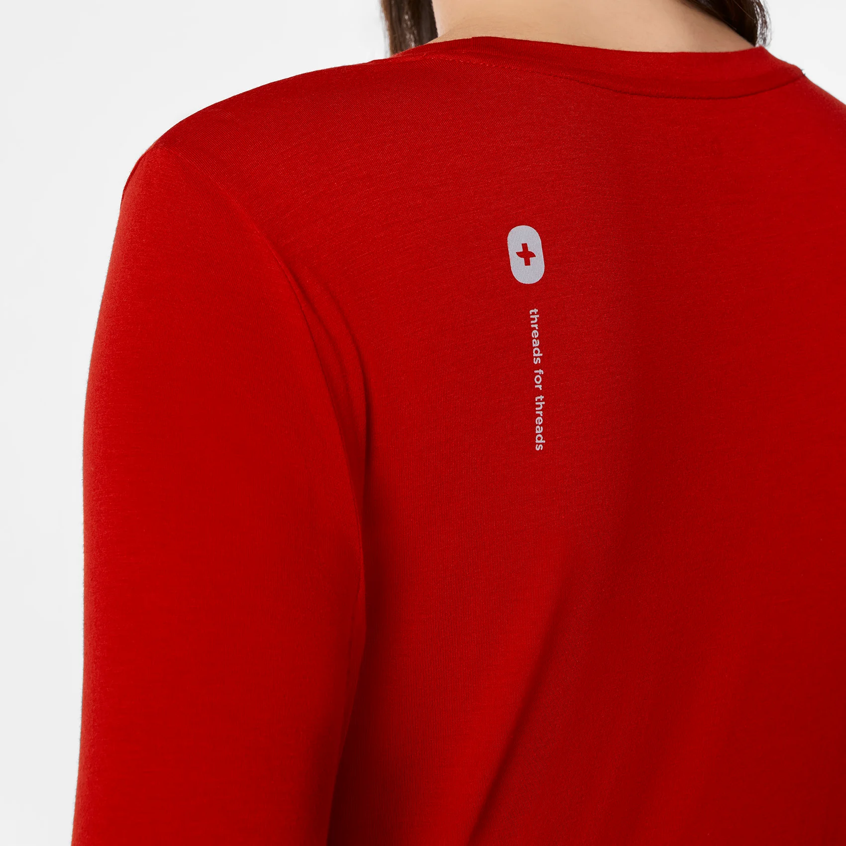 women's Winning Red All What I Wanted For Christmas Is Automated Charting Supersoft - Longsleeve Underscrub - Image 6
