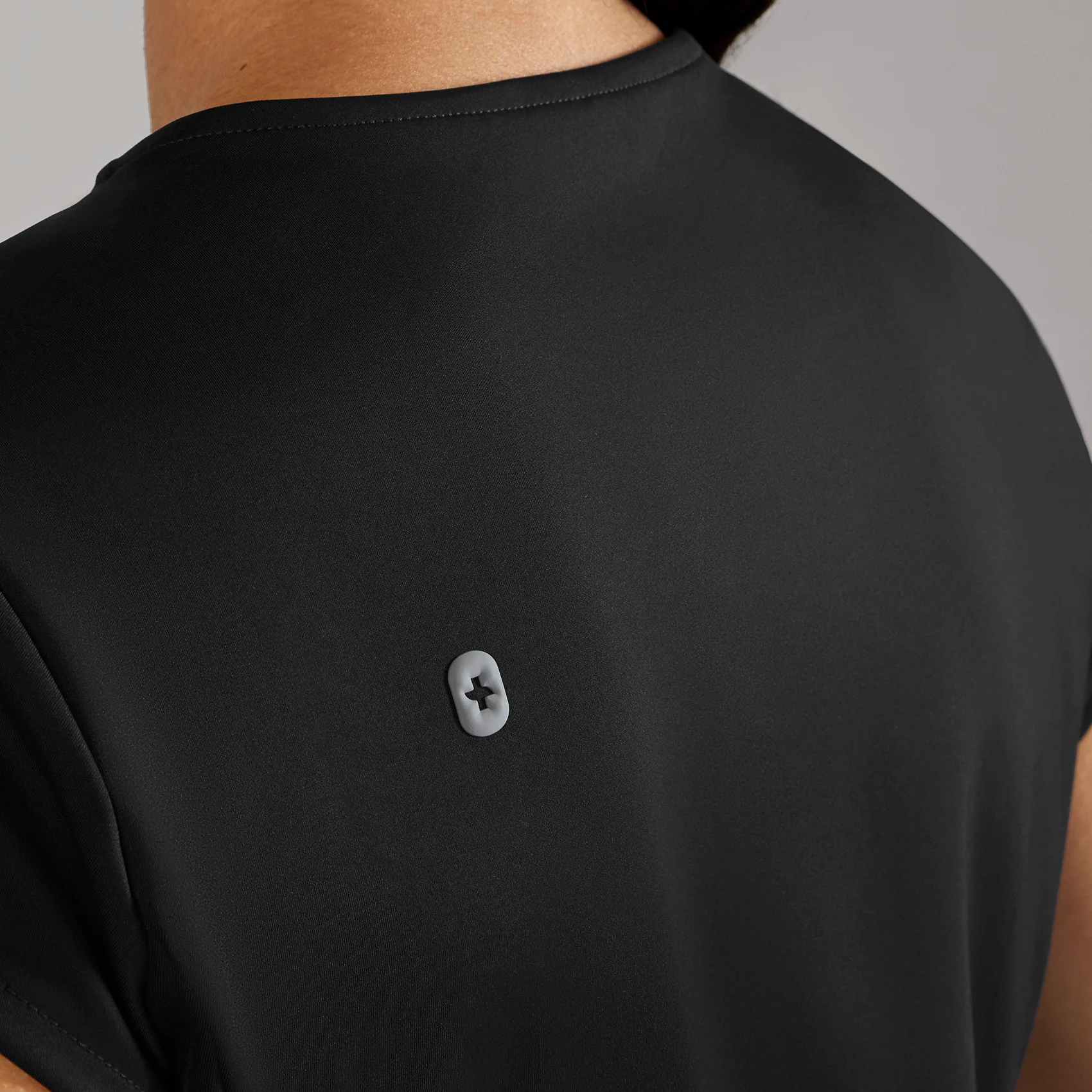 women's Black Alma FORMx Slim Crewneck Tunic - Scrub Top⢠- Image 5