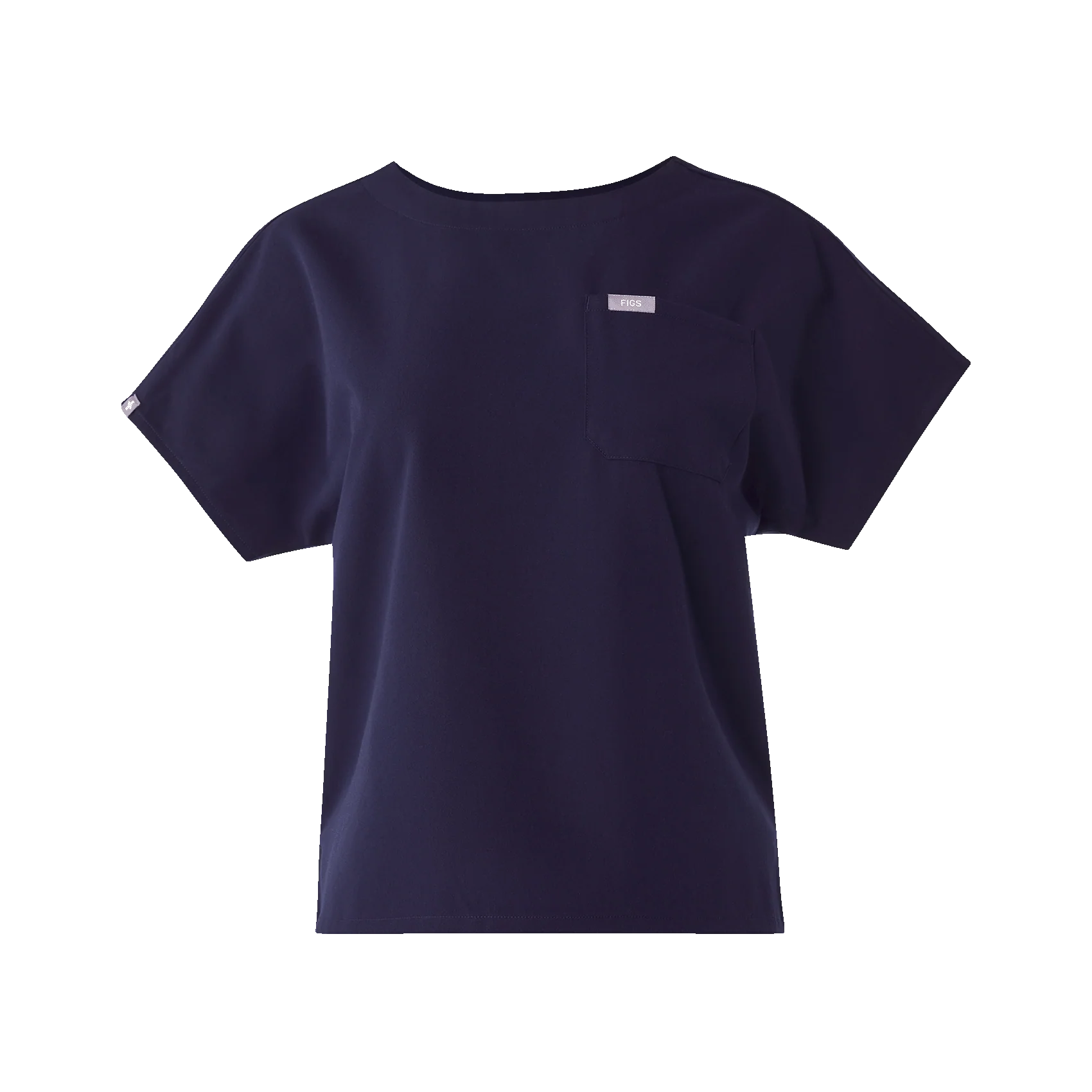 women's Navy Arua Relaxed - Scrub Top - Image 8