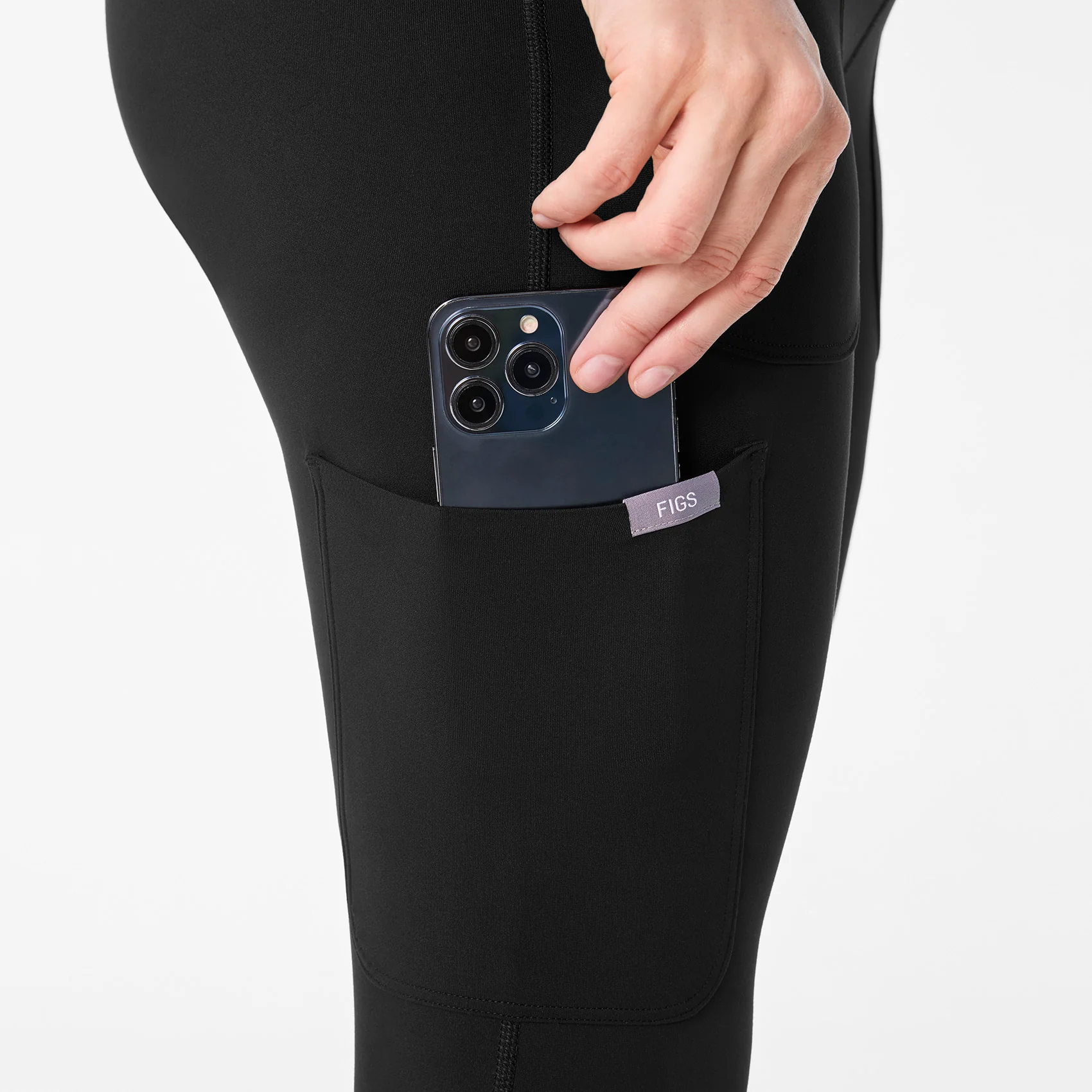 women's Black Ashland - Maternity ScrubLegging™ - Image 7