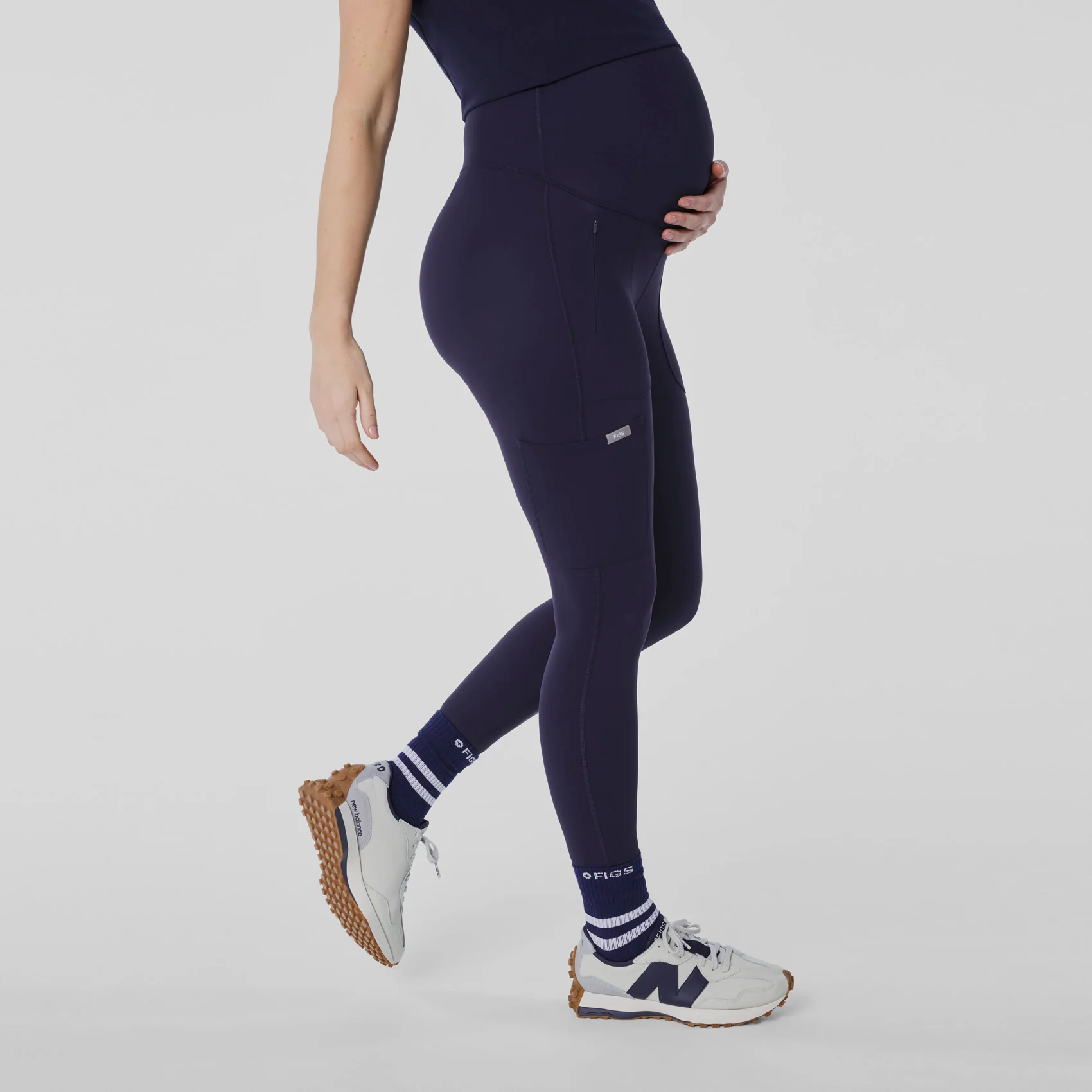 women's Navy Ashland - Maternity ScrubLegging⢠- Image 3