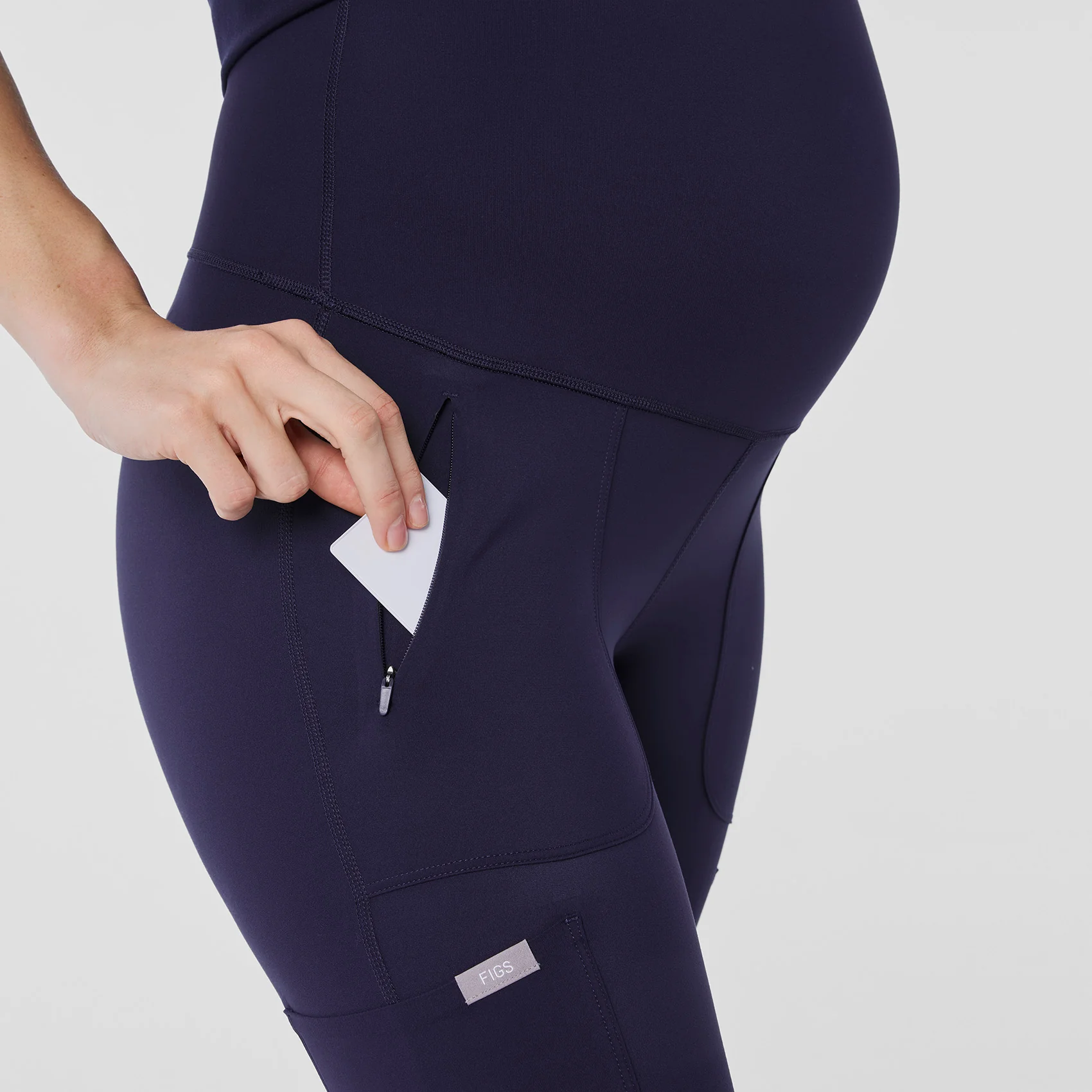 women's Navy Ashland - Maternity ScrubLegging⢠- Image 6