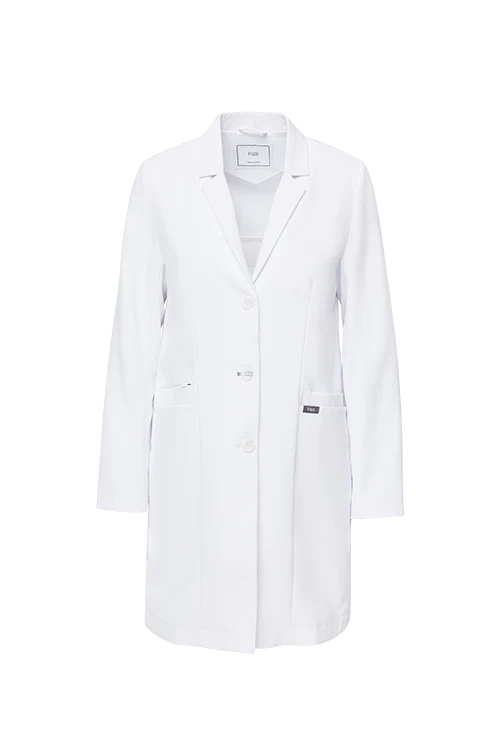 Women's White Bellevue - Classic Long Lab Coat - Image 11