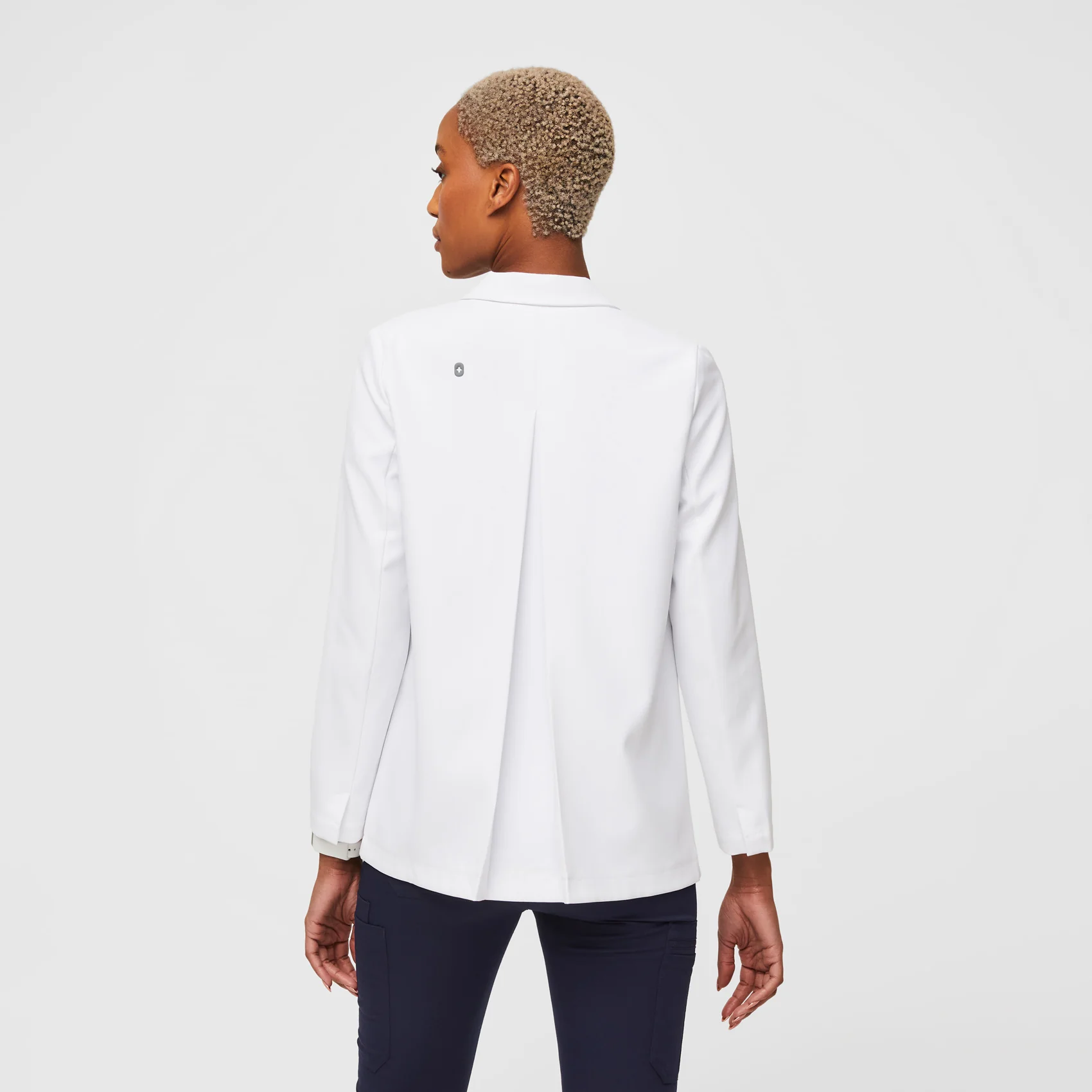 Women's White Bellevue - Short Lab Coat - Image 3